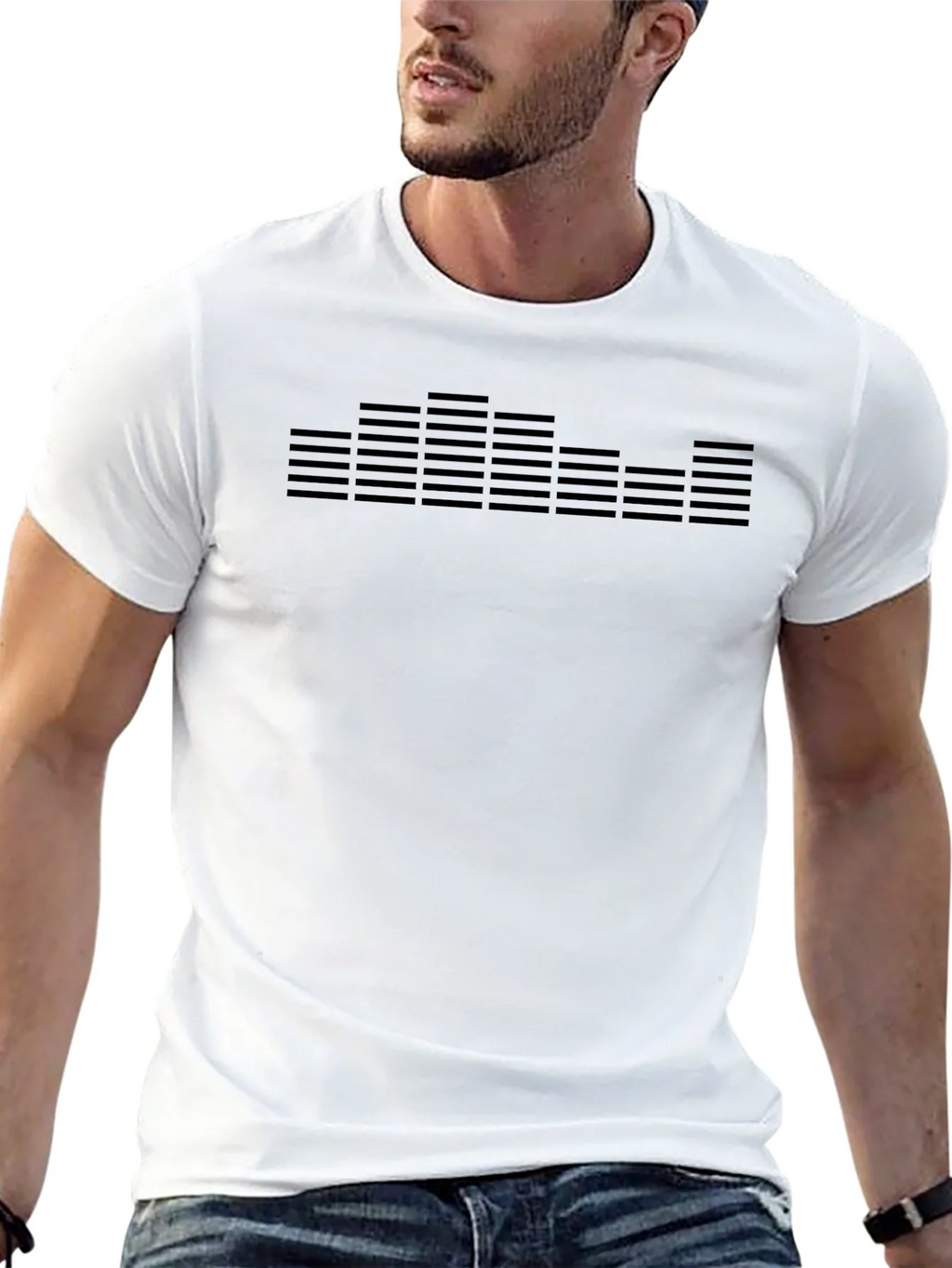 Equalizer Graphic Black T-Shirt