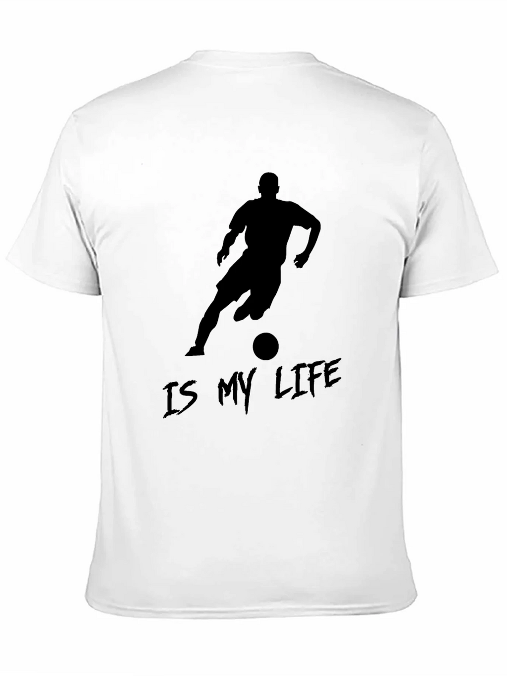 Soccer Is My Life Black Graphic Tee
