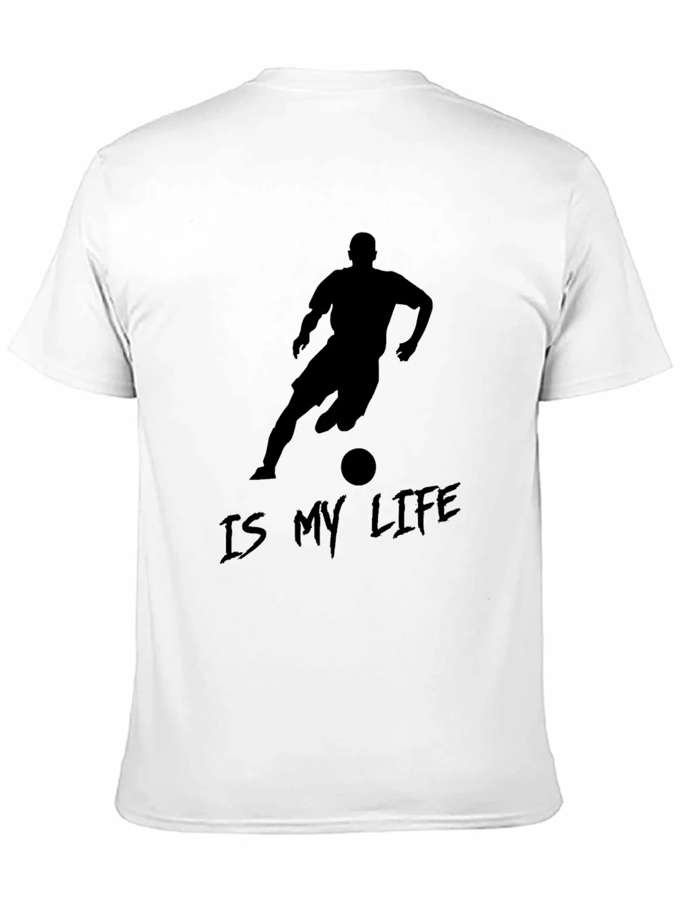 Soccer Is My Life Black Graphic Tee