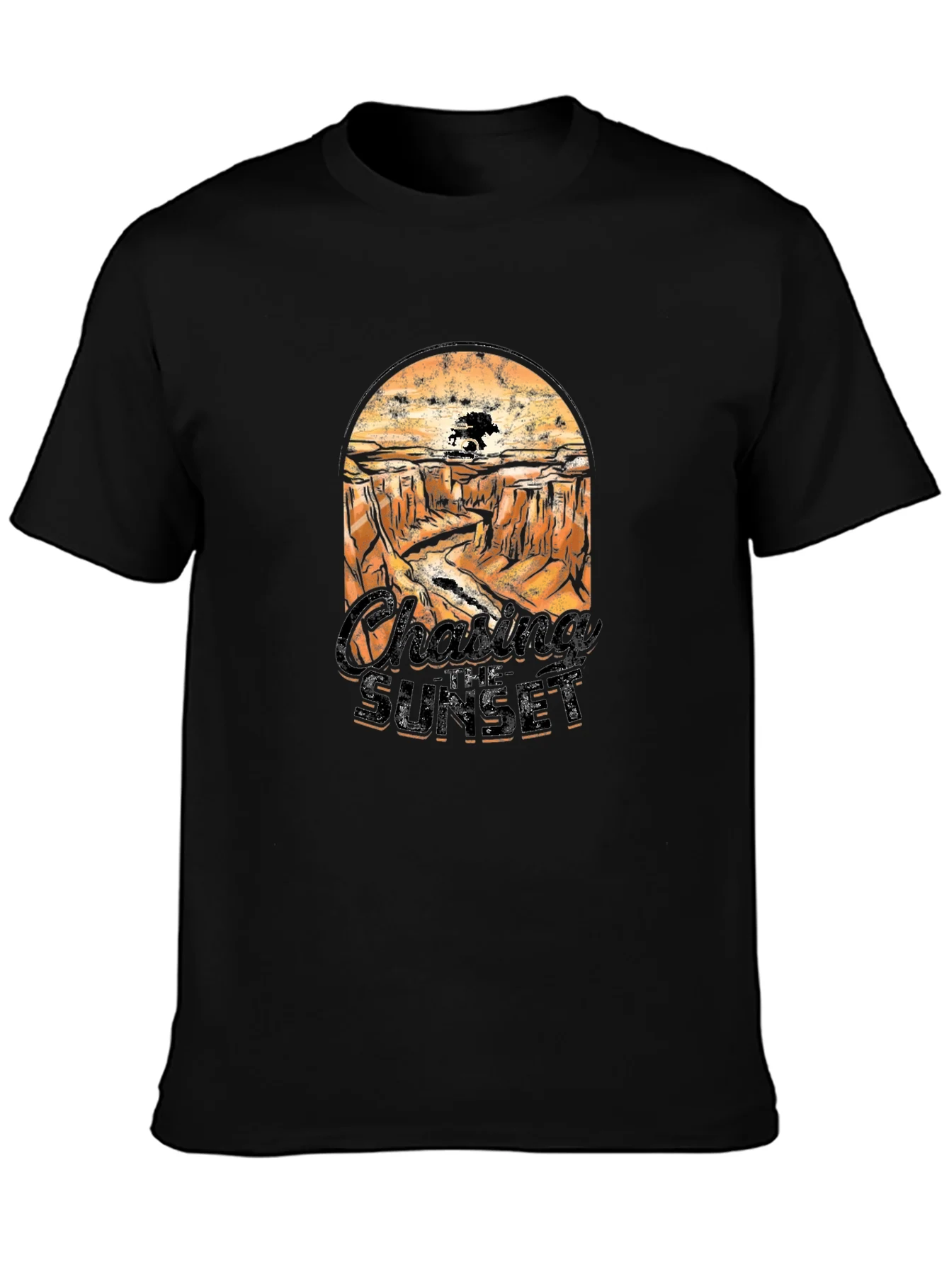Chasing Sunset Graphic Tee - Desert Canyon Print