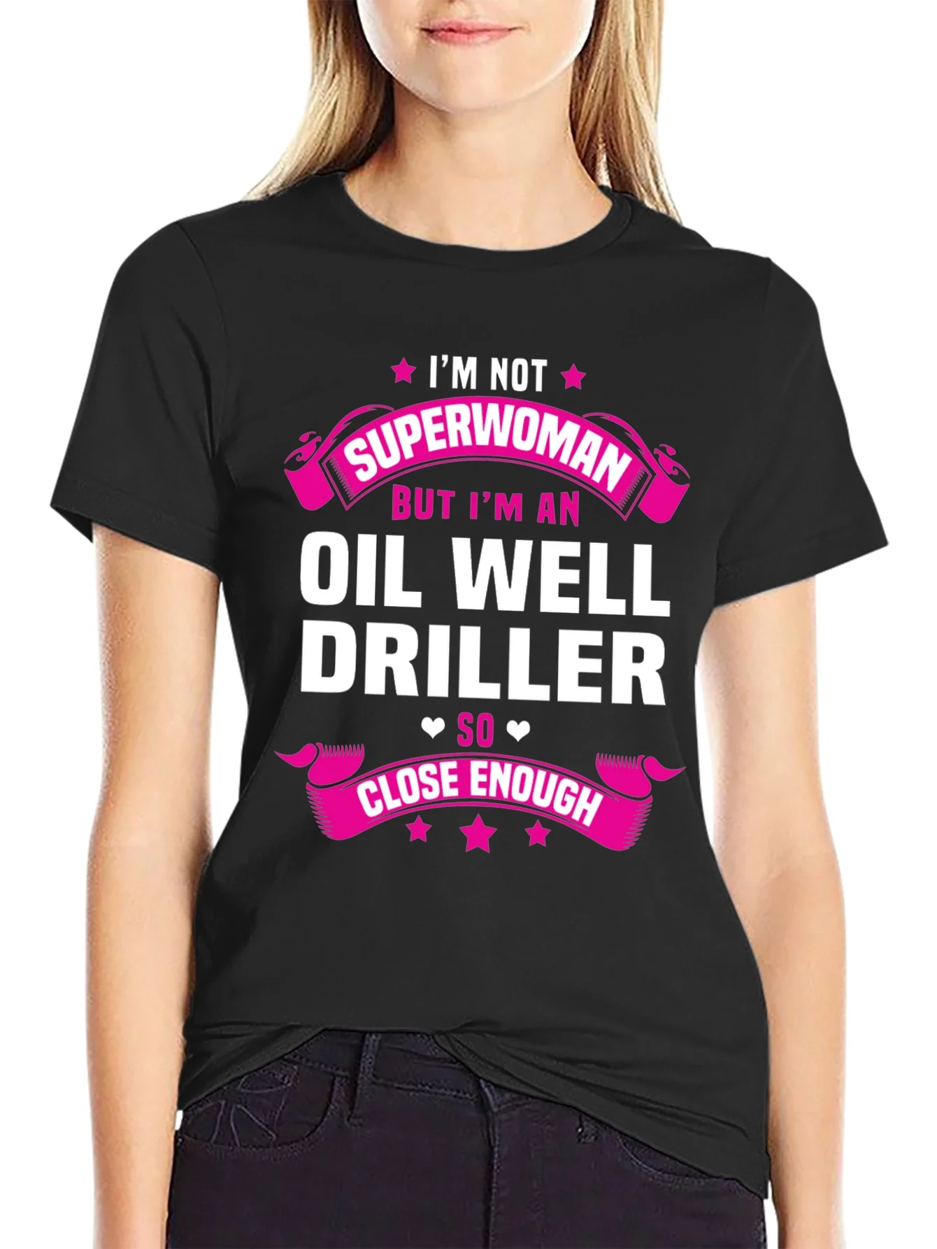 Oil Well Driller Novelty Graphic T-Shirt