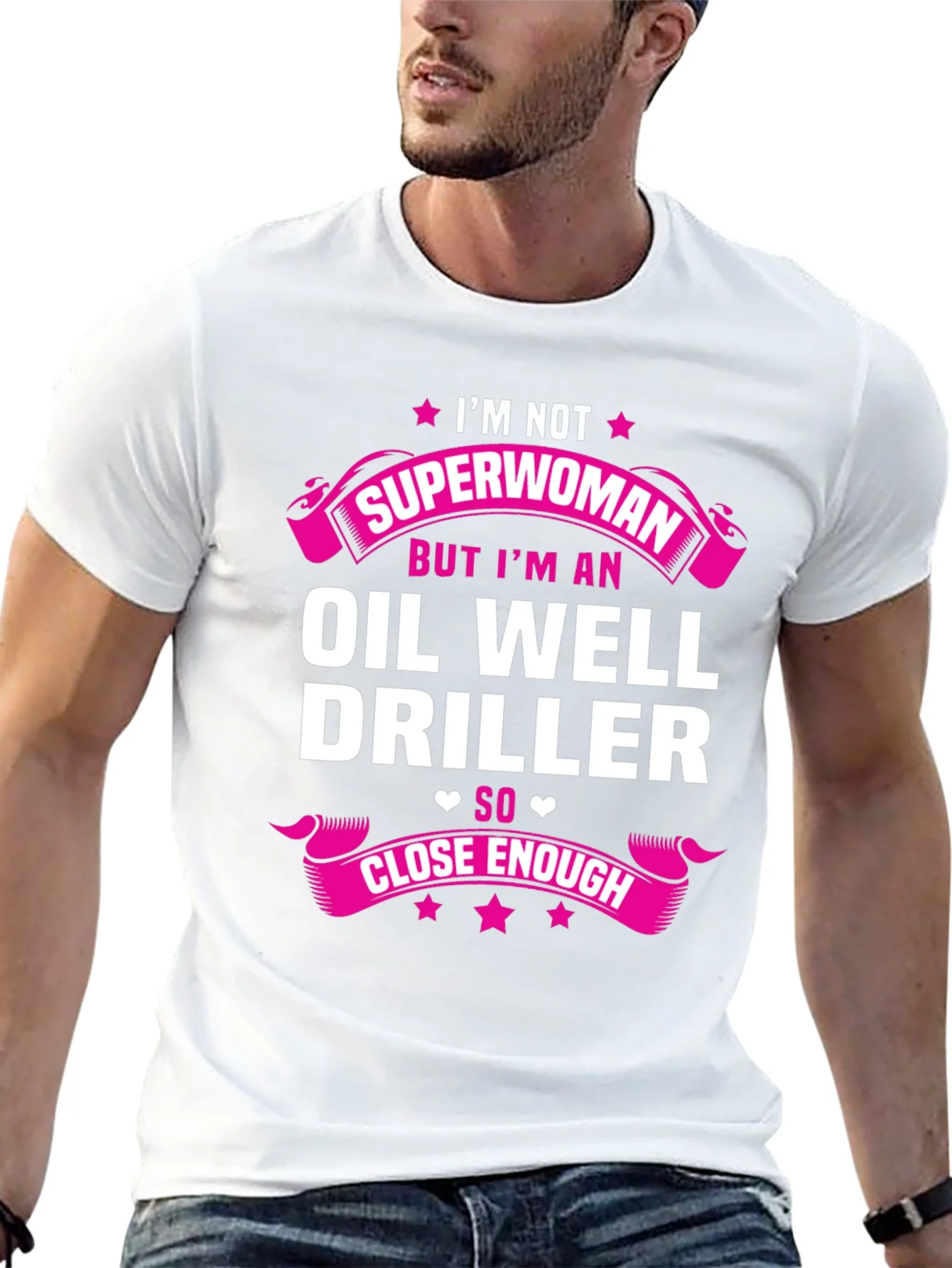 Oil Well Driller Novelty Graphic T-Shirt