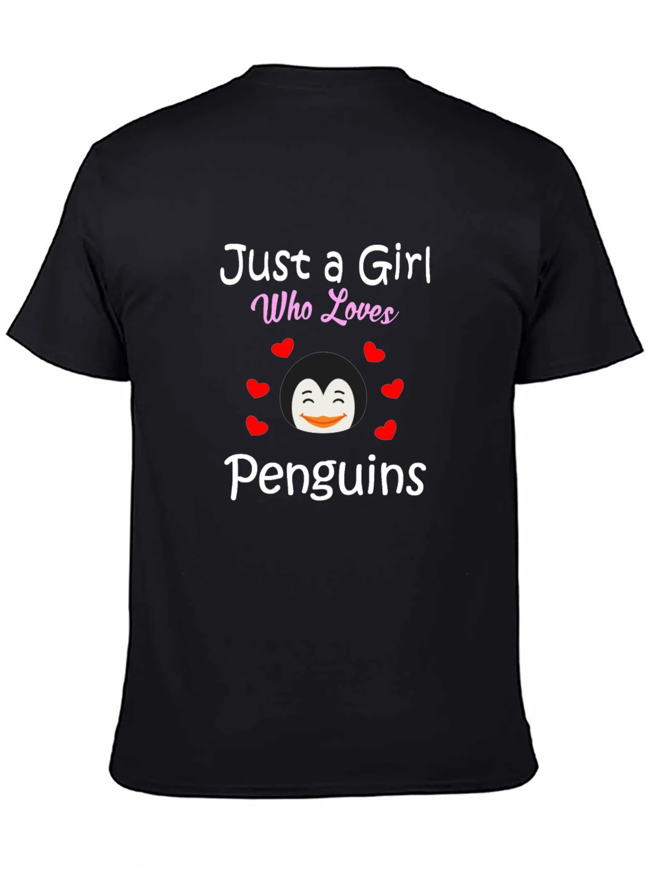 Just a Girl Who Loves Penguins Graphic Tee