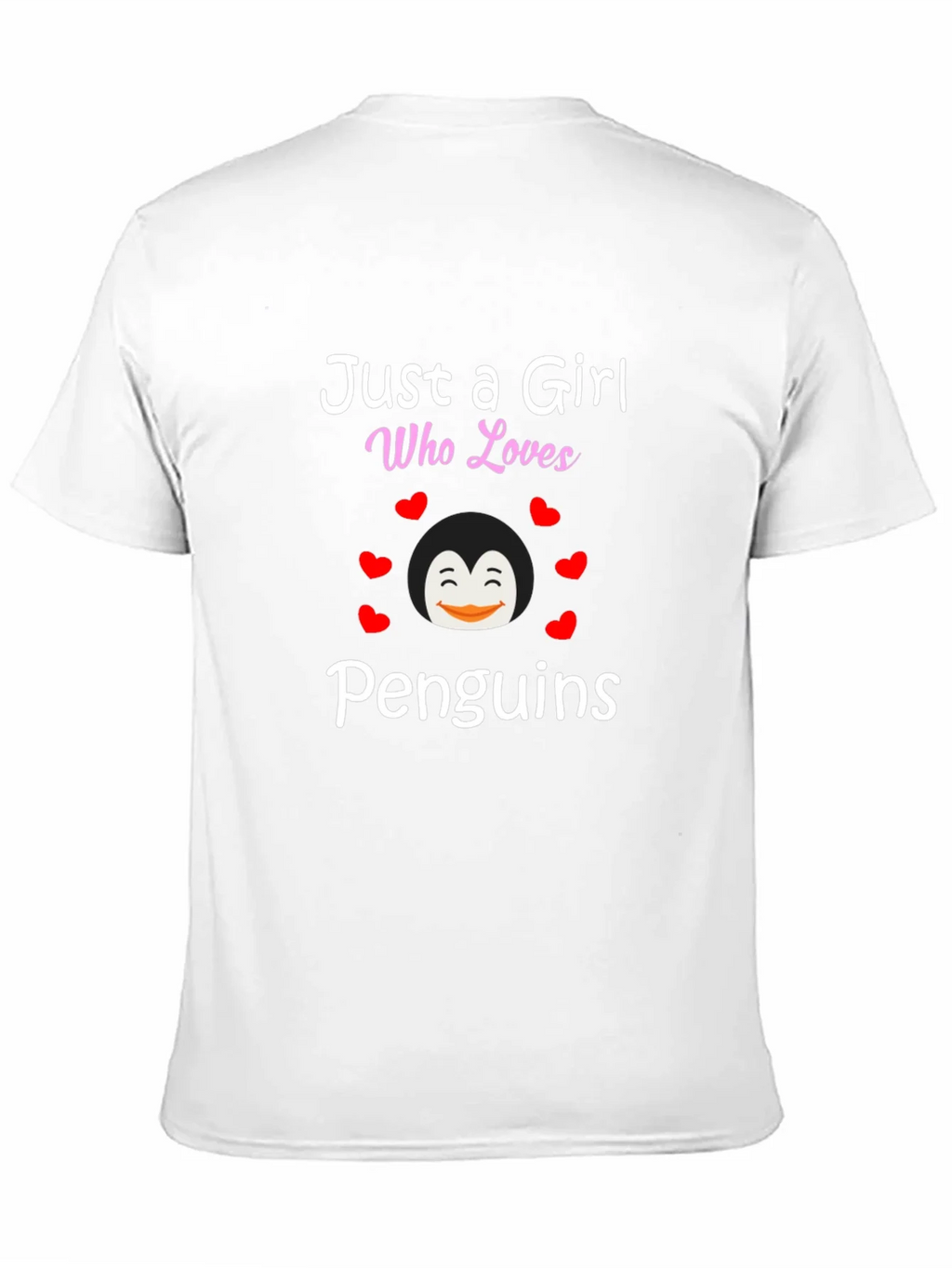 Just a Girl Who Loves Penguins Graphic Tee