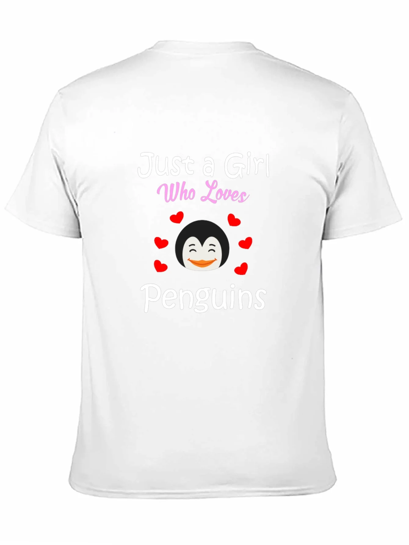 Just a Girl Who Loves Penguins Graphic Tee