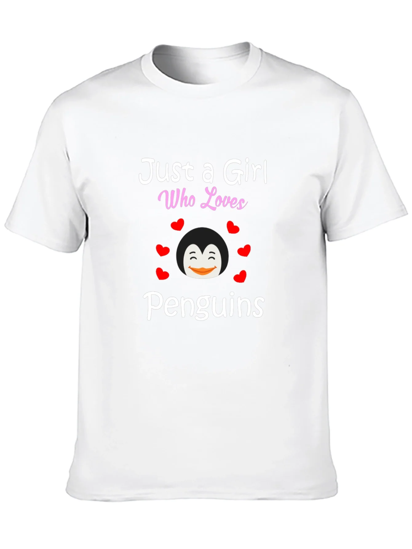 Just a Girl Who Loves Penguins Graphic Tee