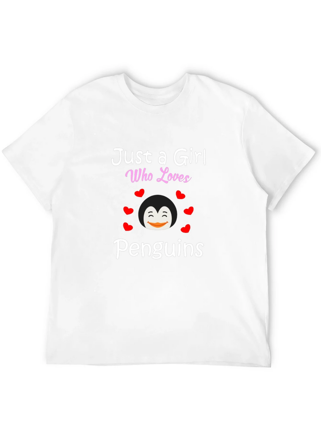 Just a Girl Who Loves Penguins Graphic Tee