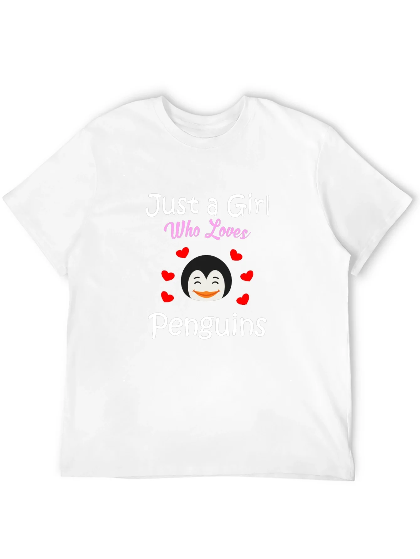 Just a Girl Who Loves Penguins Graphic Tee