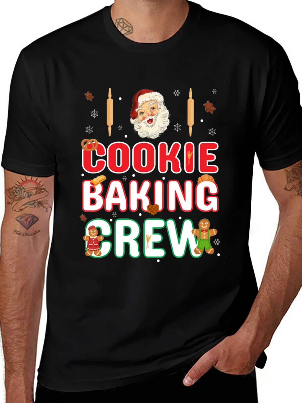 Cookie Baking Crew Holiday Graphic Tee