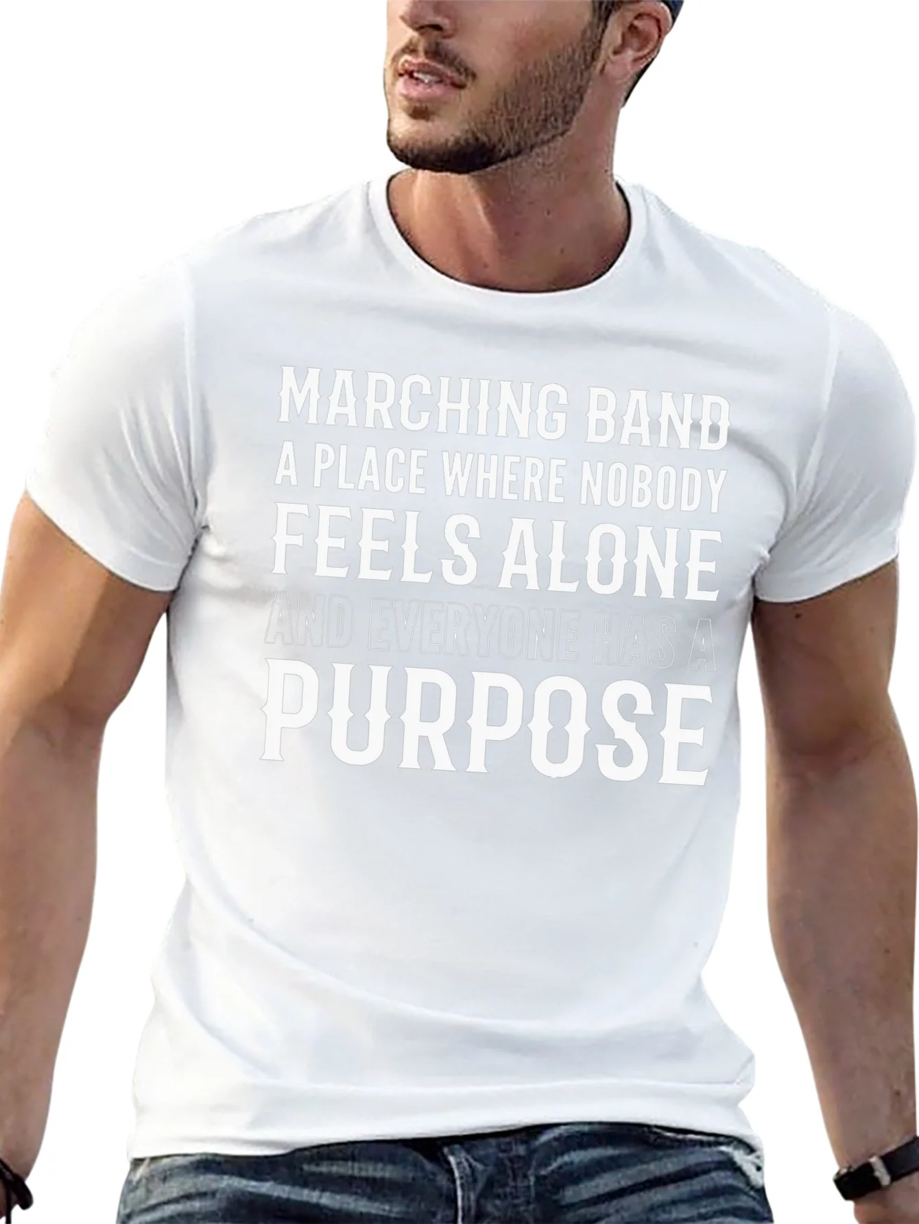 Marching Band T-Shirt - Feels Alone Purpose