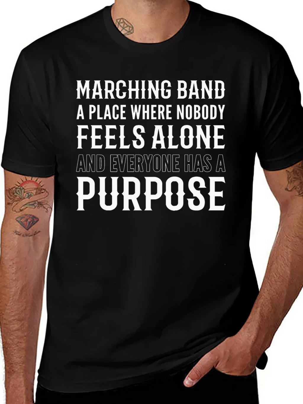 Marching Band T-Shirt - Feels Alone Purpose