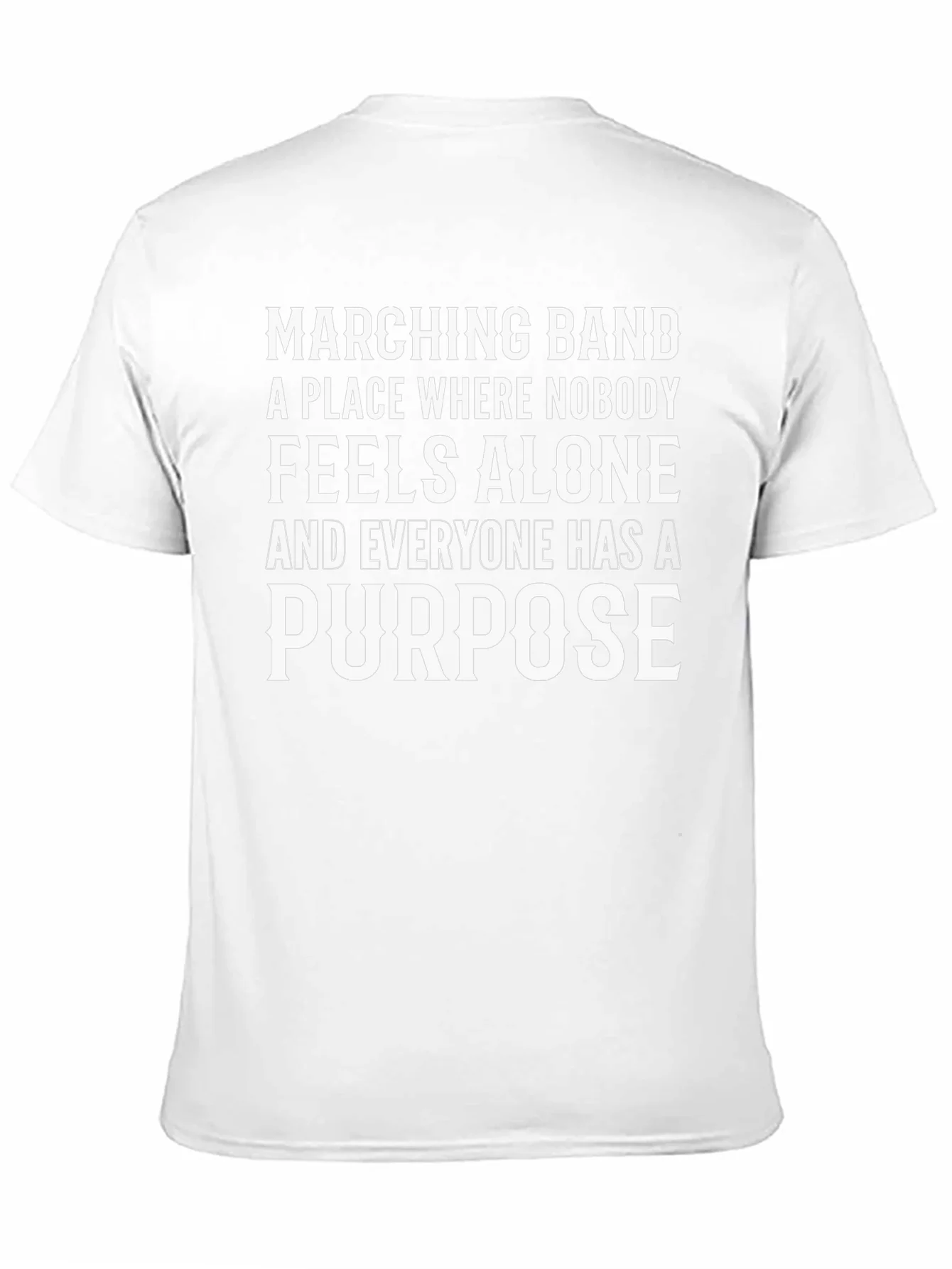 Marching Band T-Shirt - Feels Alone Purpose