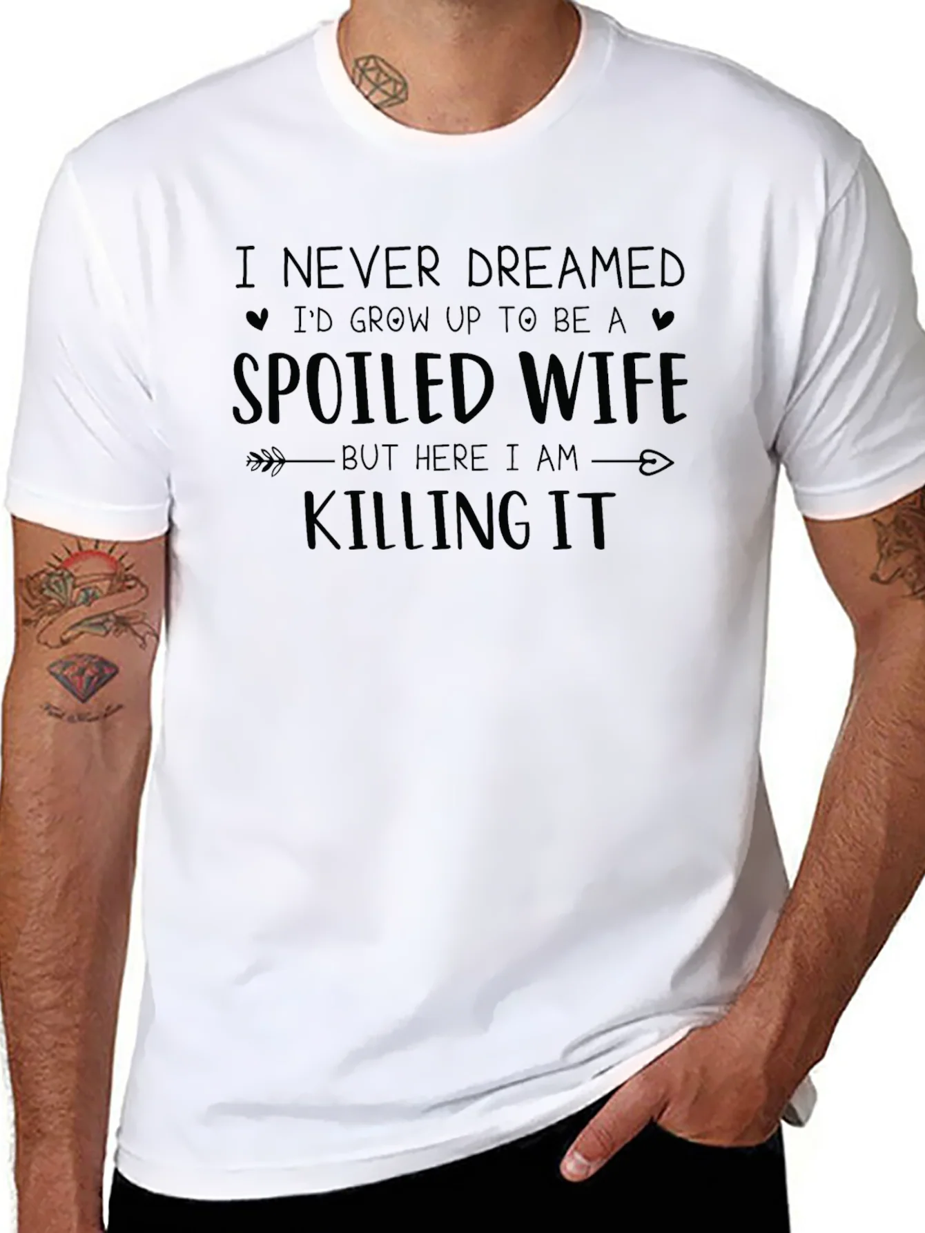 Spoiled Wife Graphic T-Shirt