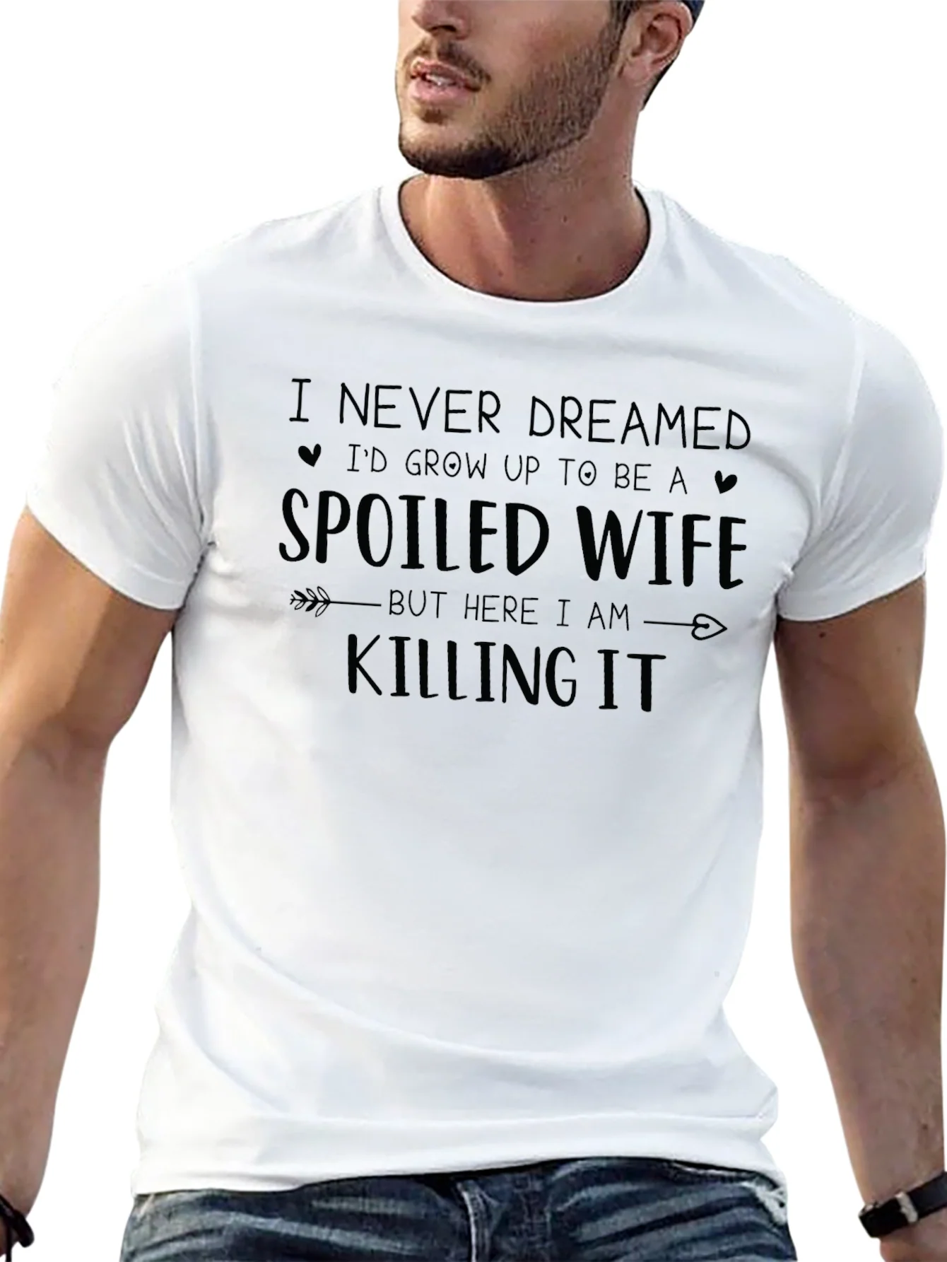 Spoiled Wife Graphic T-Shirt