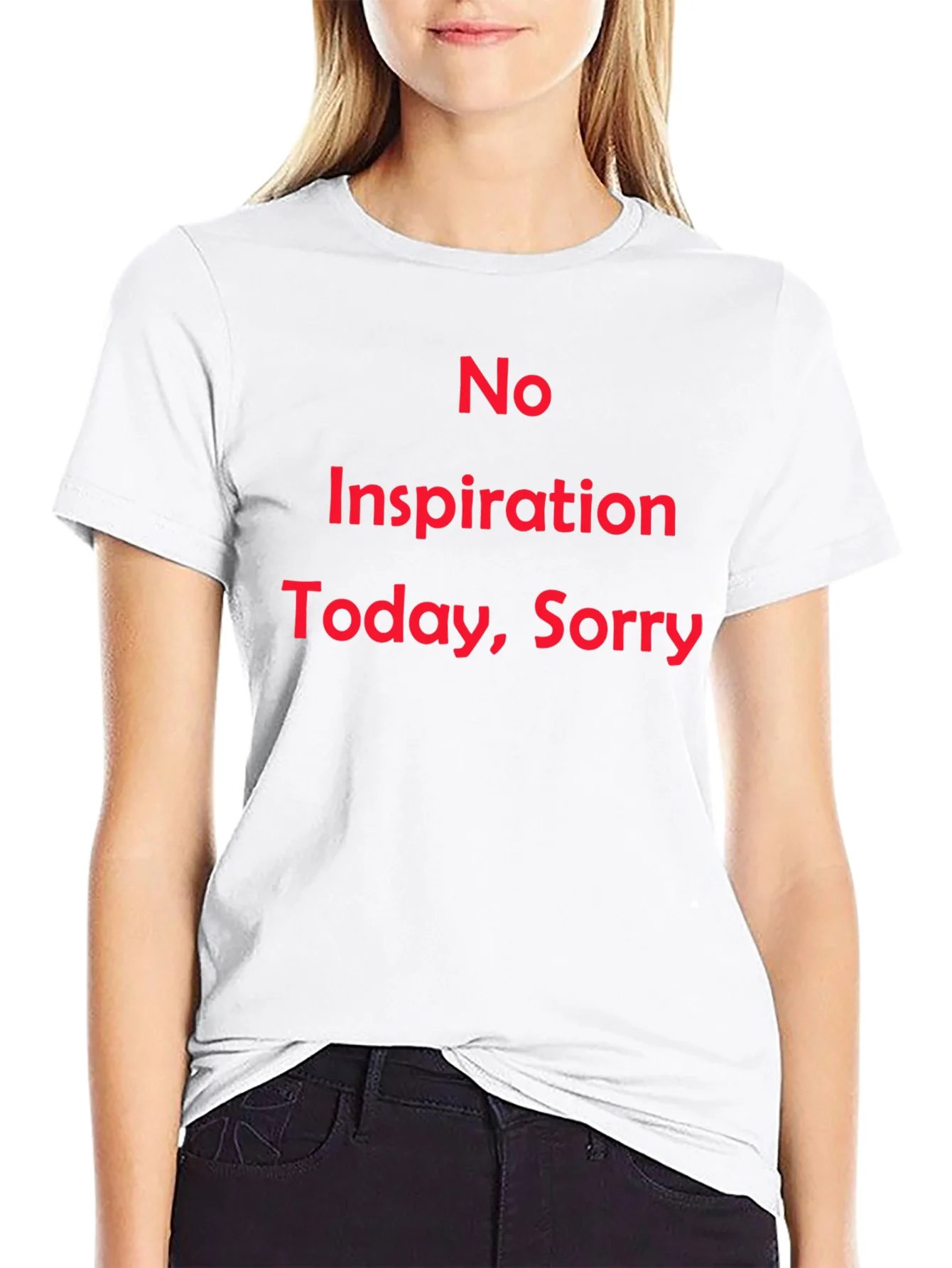 No Inspiration Today Funny T-Shirt
