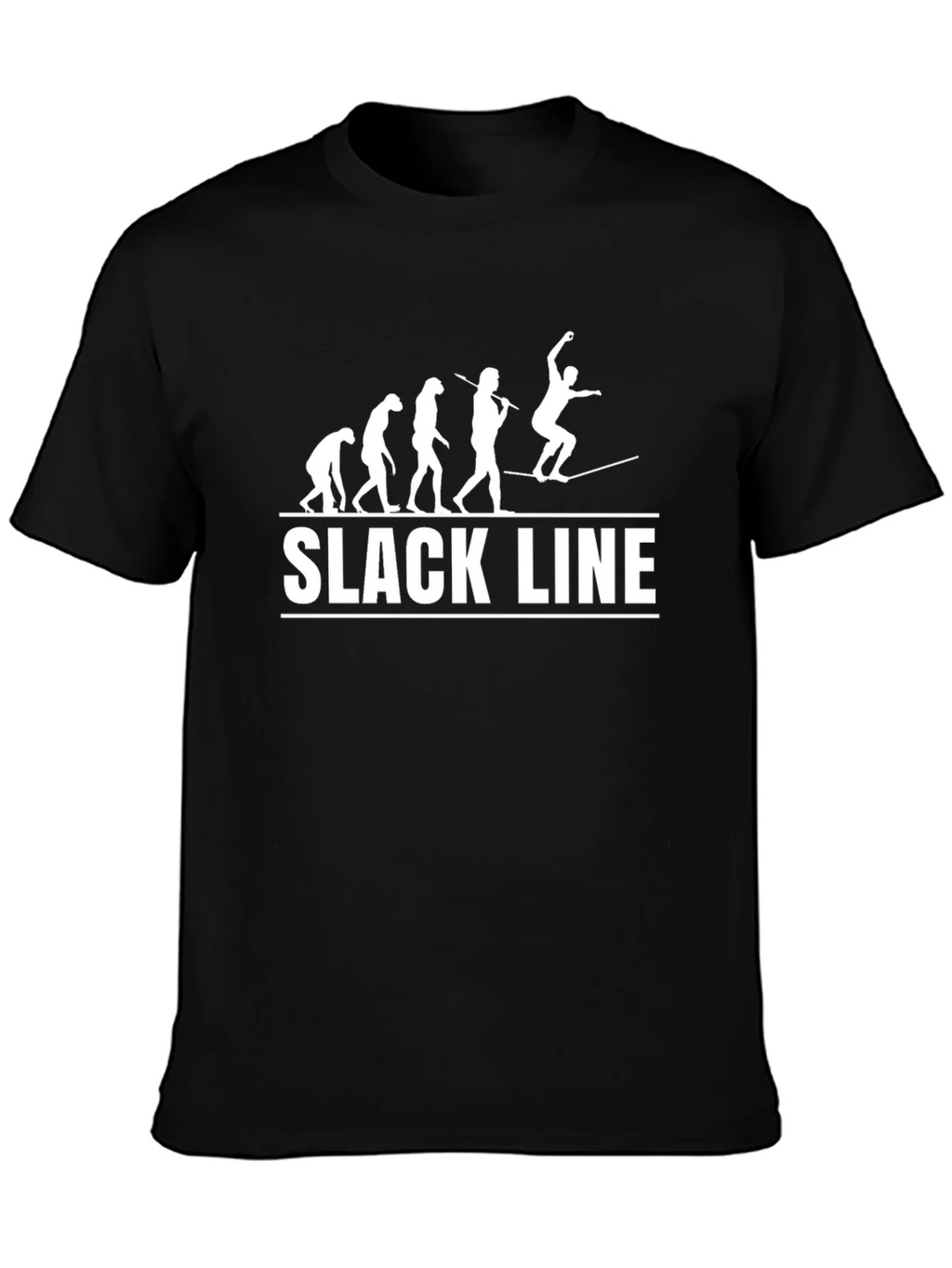 Slackline Evolution Mens Black T-Shirt