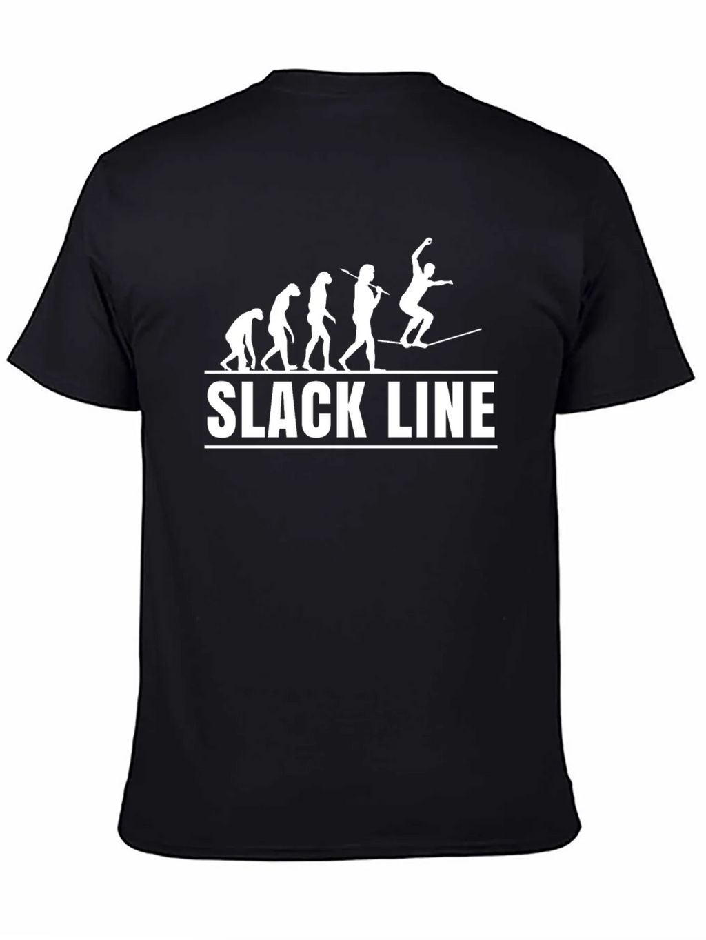 Slackline Evolution Mens Black T-Shirt
