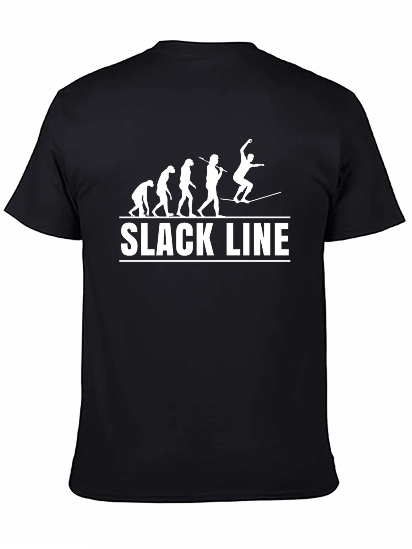 Slackline Evolution Mens Black T-Shirt