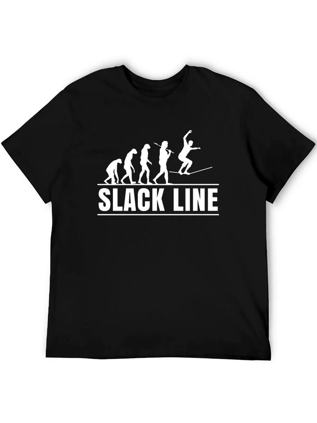 Slackline Evolution Mens Black T-Shirt