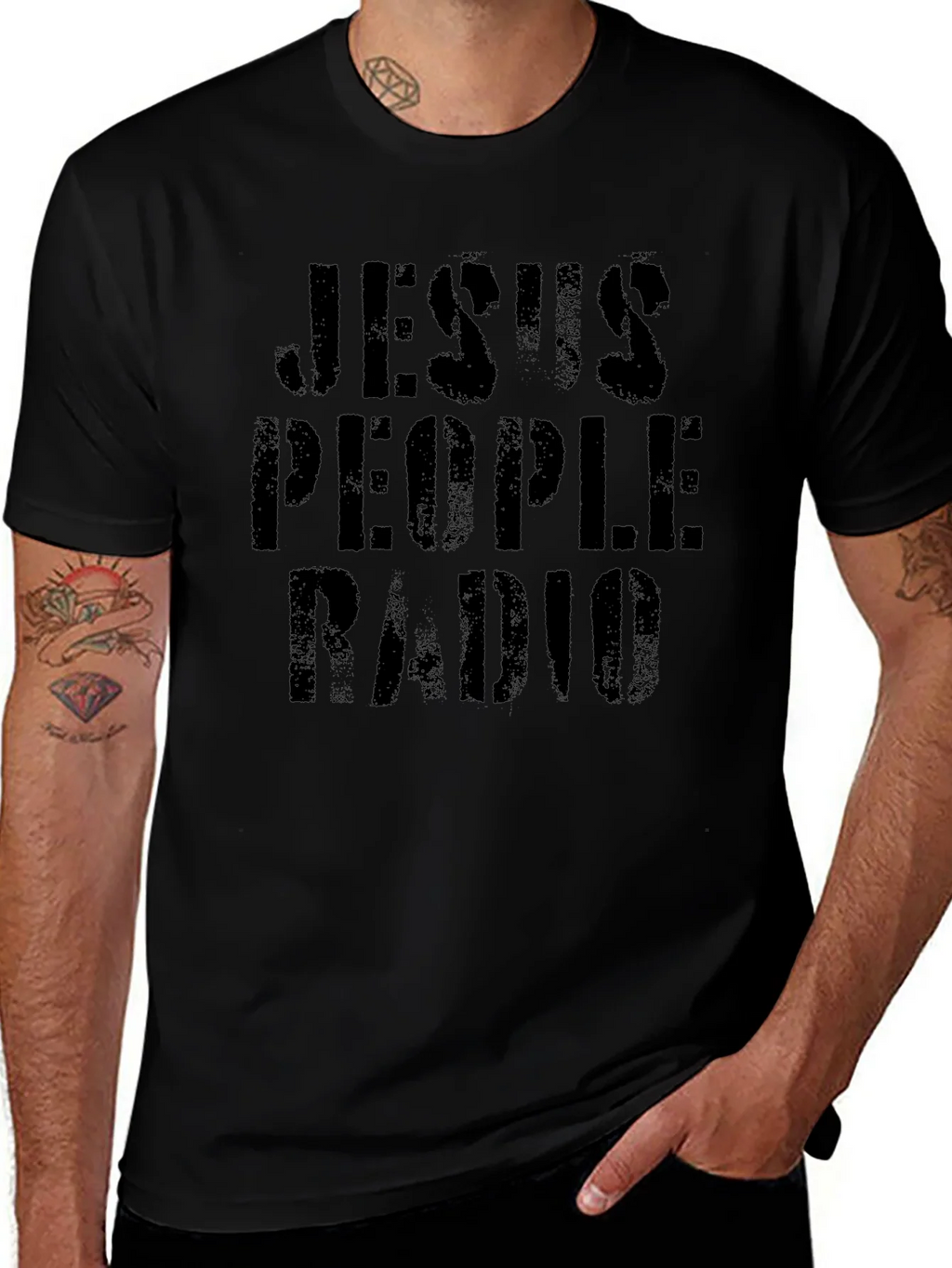 Jesus People Radio Graphic T-Shirt