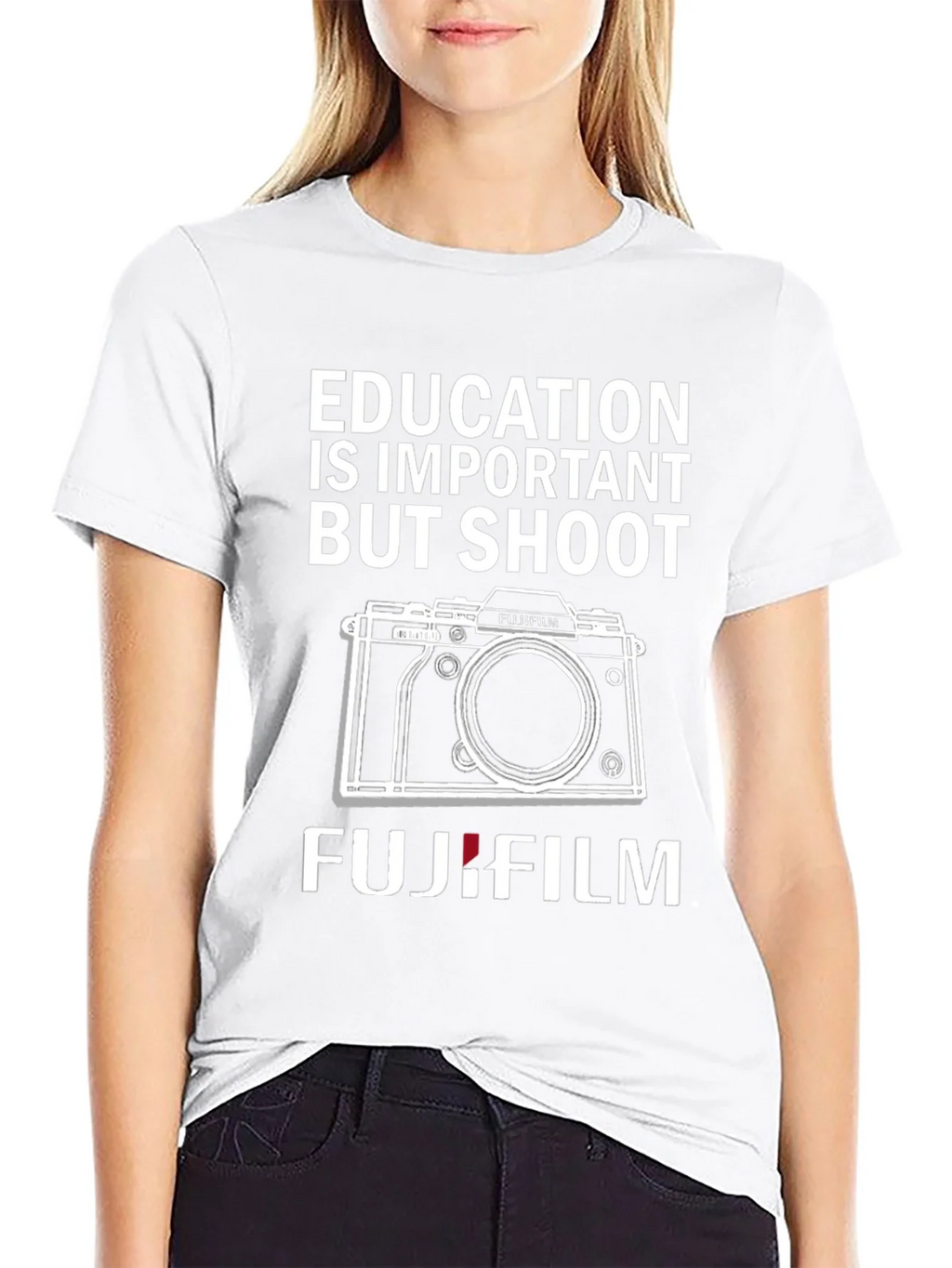 Education Is Important But Shoot Fujifilm T-Shirt