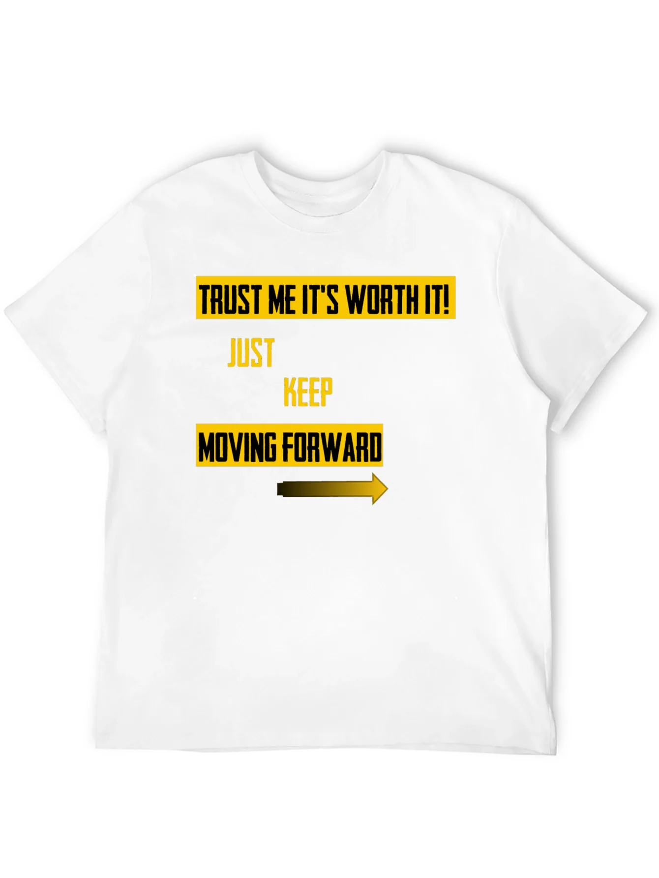 Trust Me Worth It Black Graphic Tee