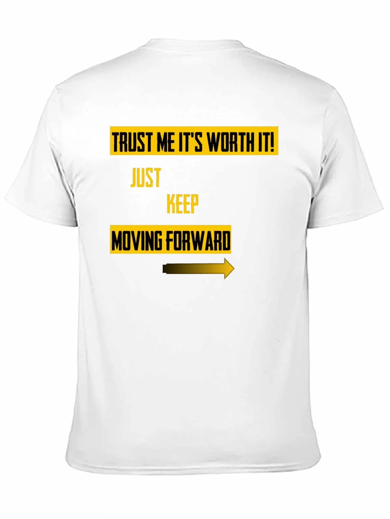 Trust Me Worth It Black Graphic Tee