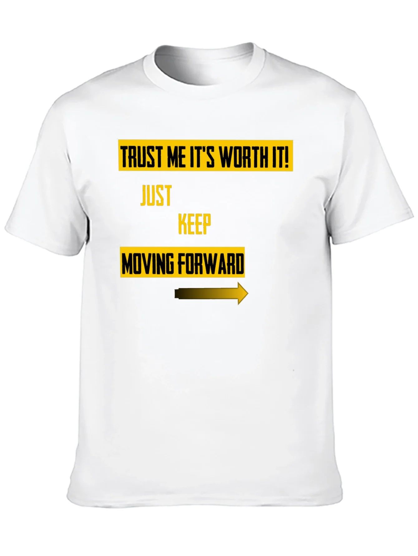 Trust Me Worth It Black Graphic Tee