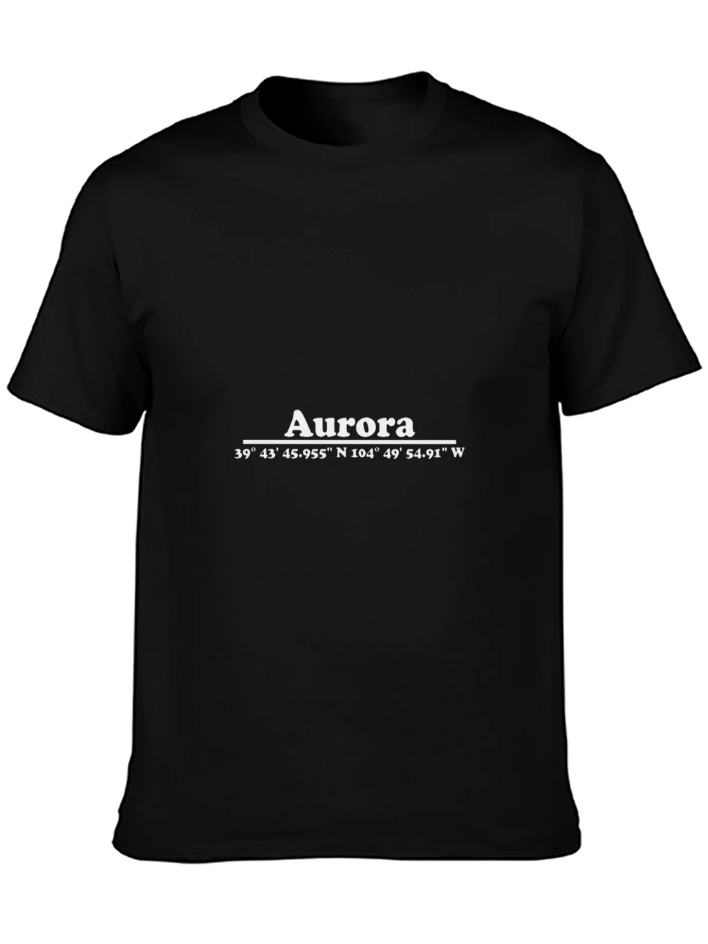 Aurora Coordinates T-Shirt - Black