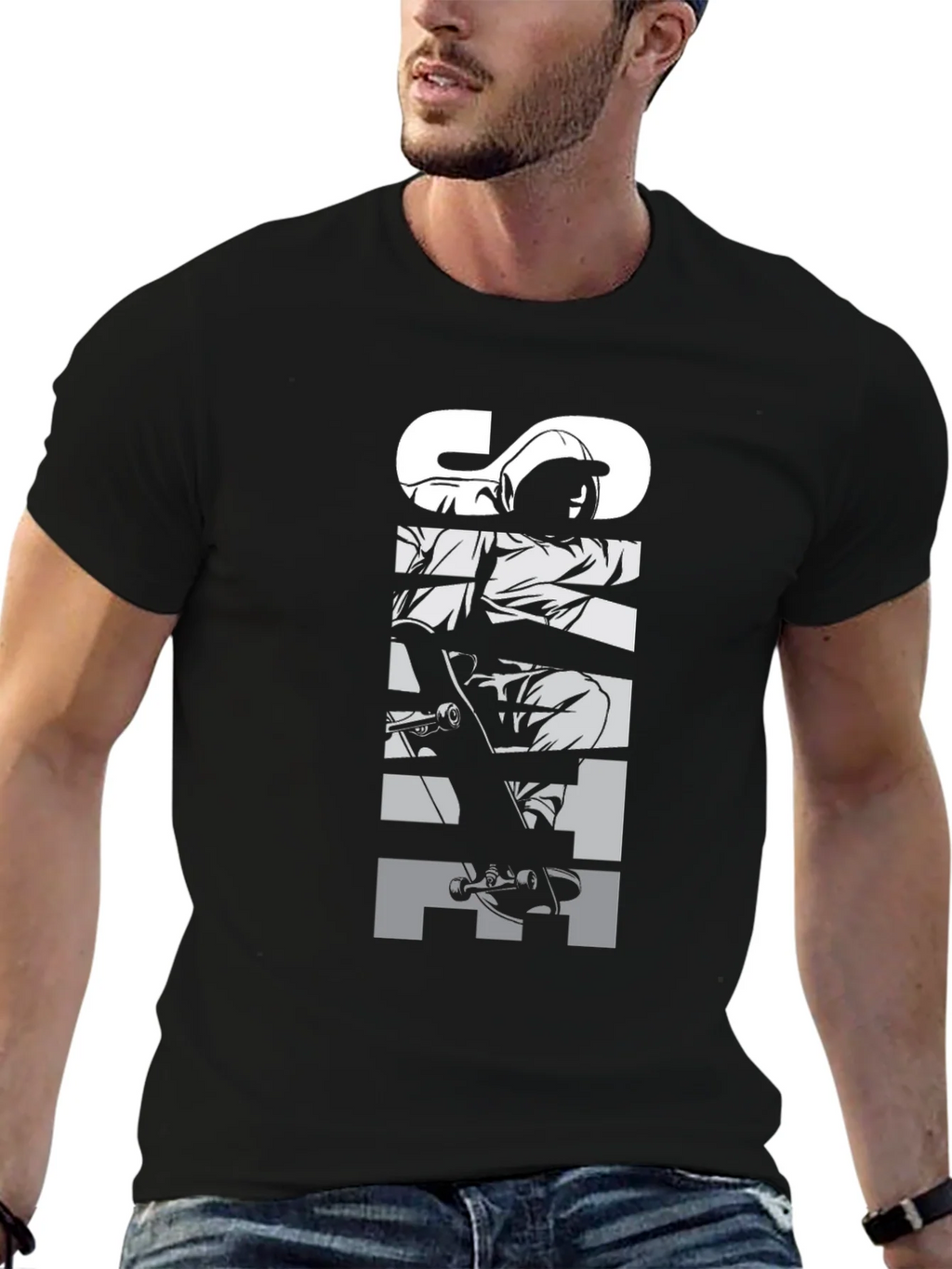 Skater Graphic T-Shirt - Urban Style Tee