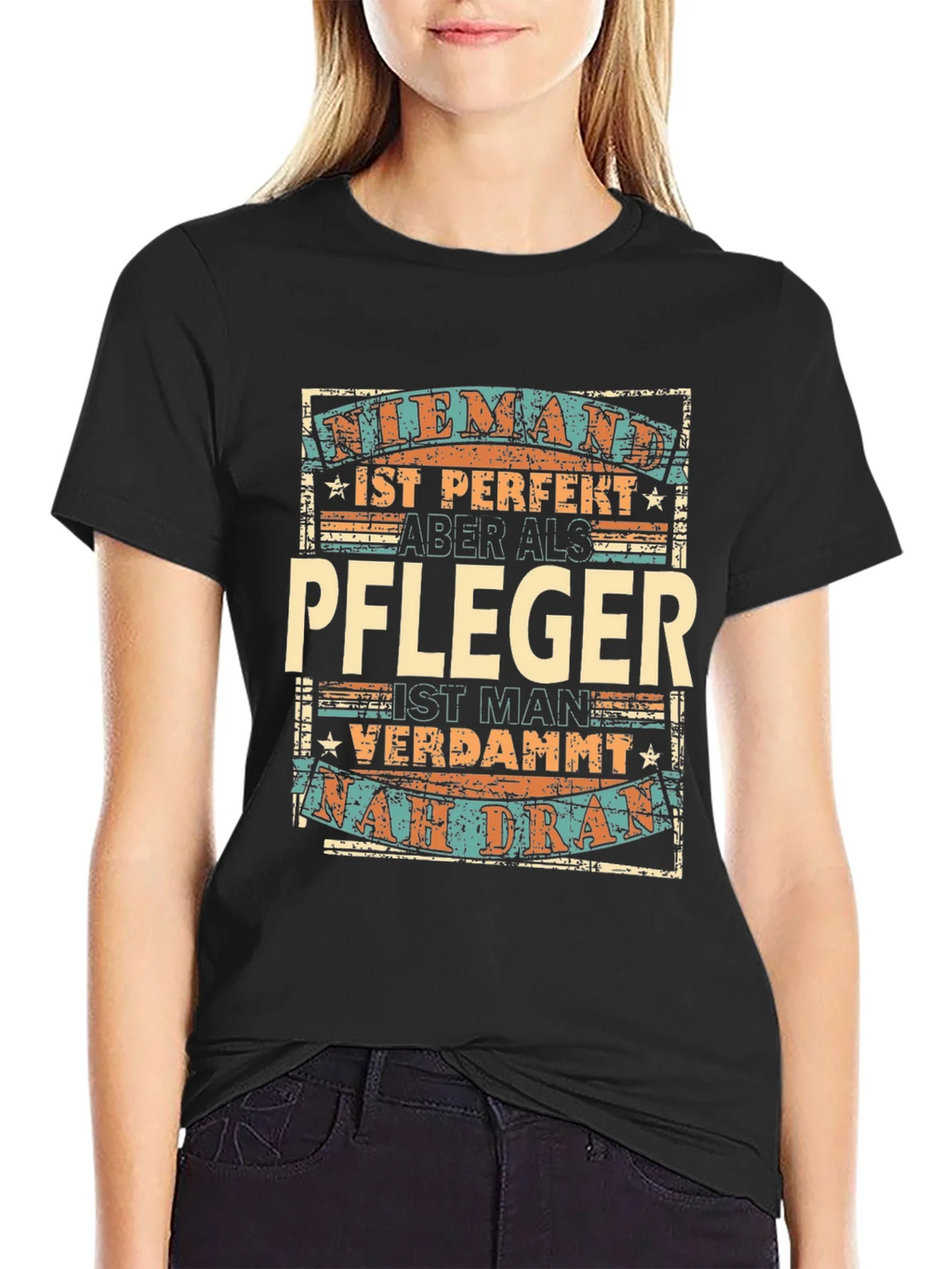 Funny German Caregiver T-Shirt - Pfleger Gift