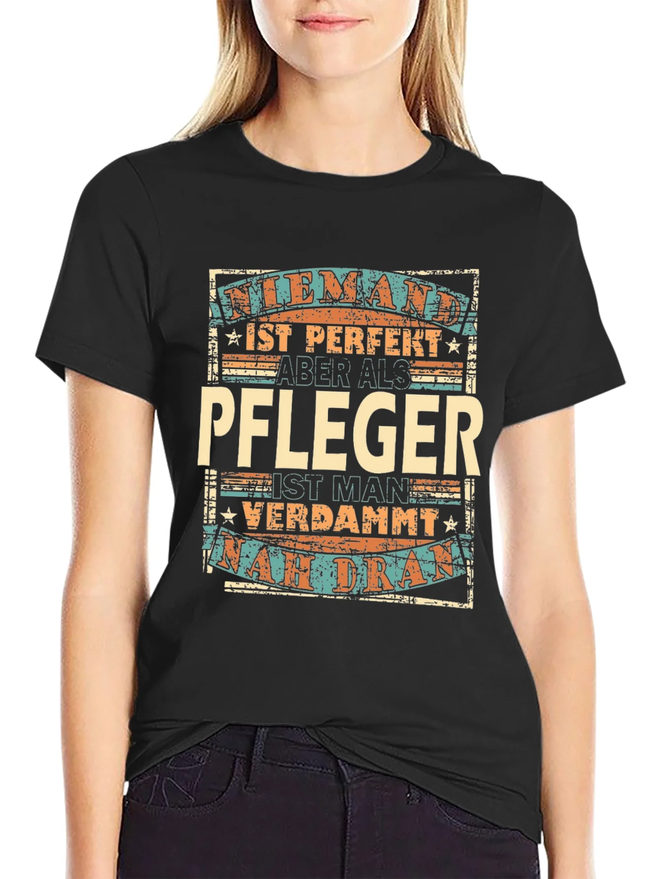 Funny German Caregiver T-Shirt - Pfleger Gift
