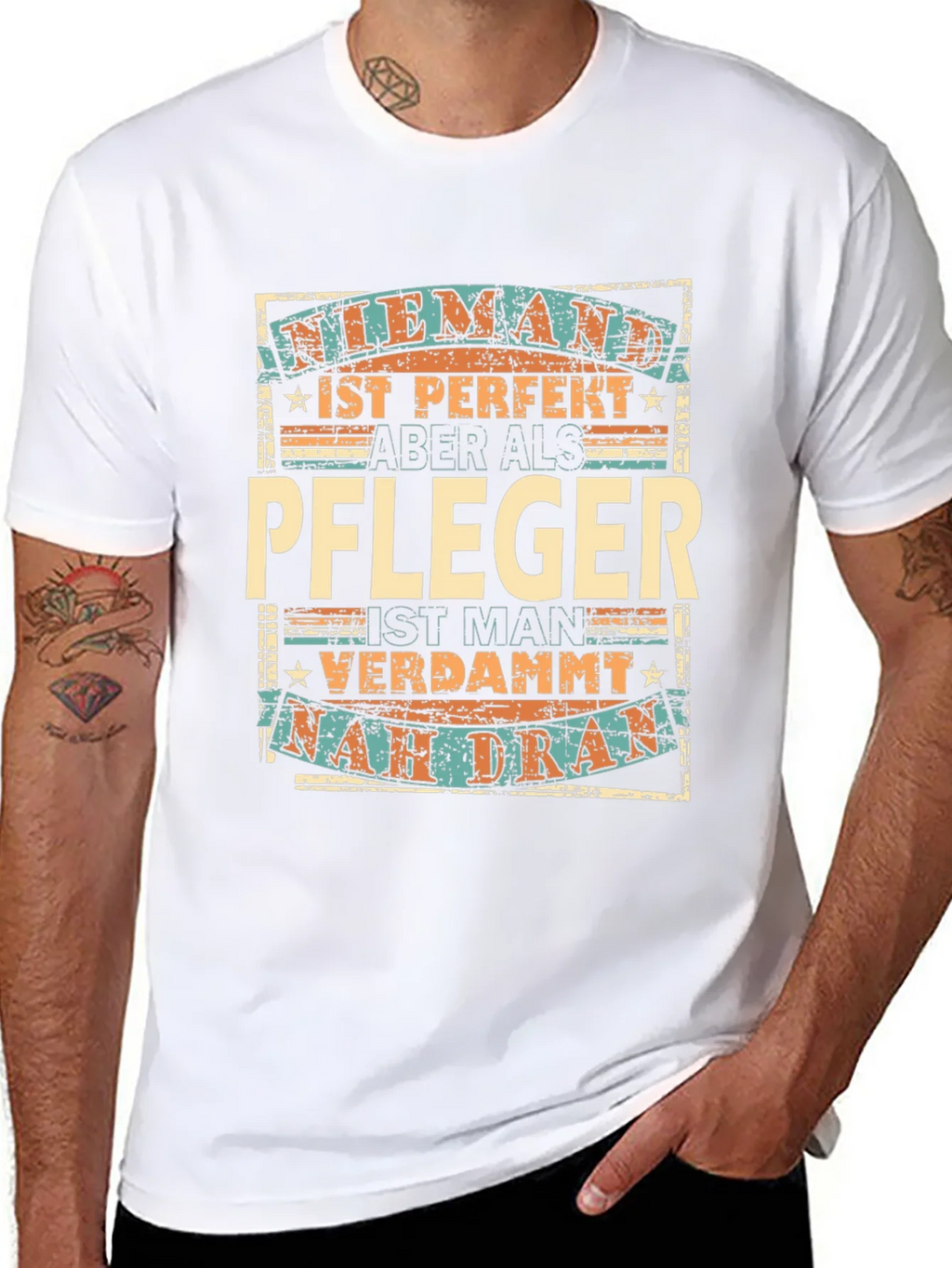 Funny German Caregiver T-Shirt - Pfleger Gift