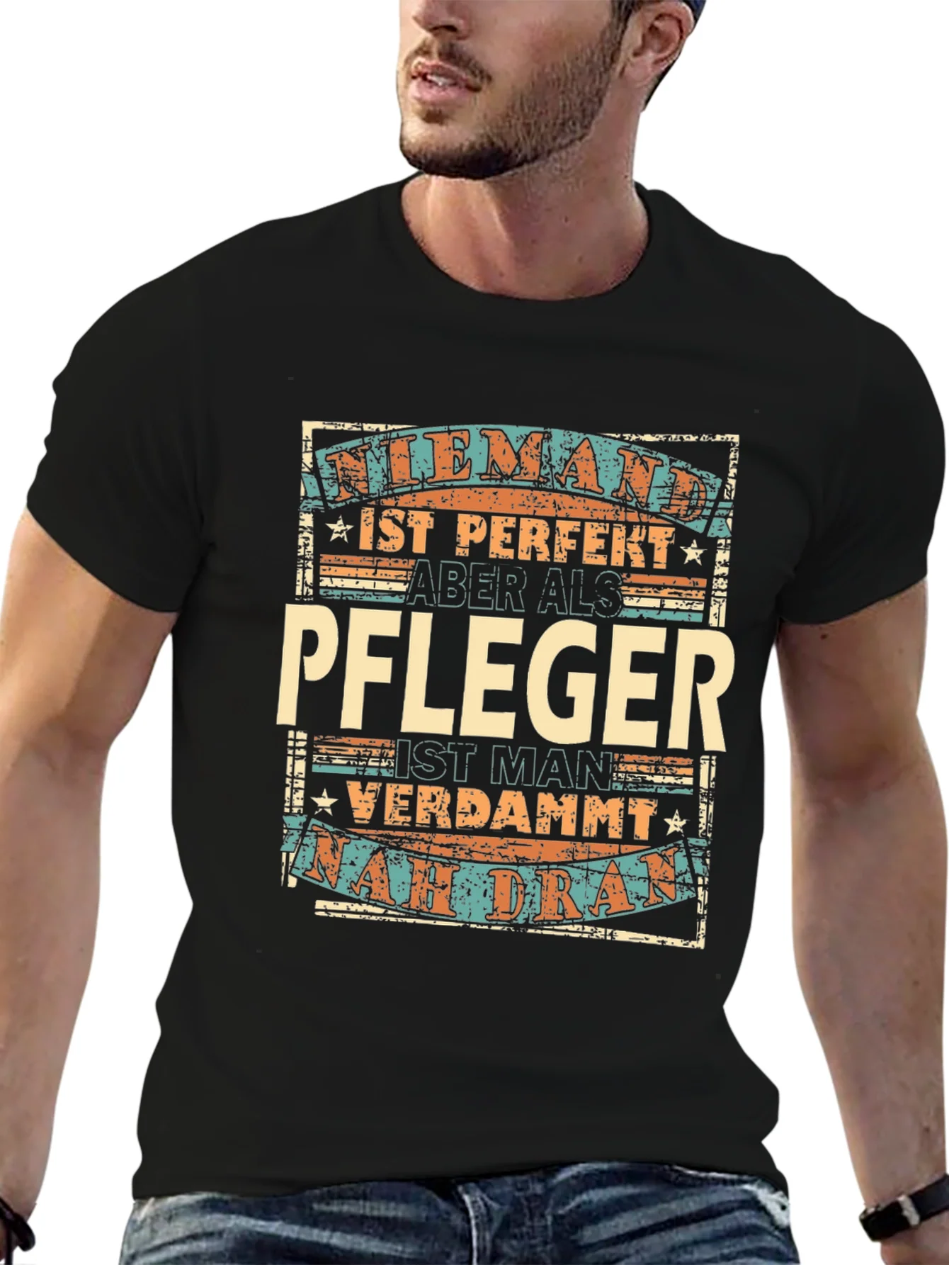 Funny German Caregiver T-Shirt - Pfleger Gift