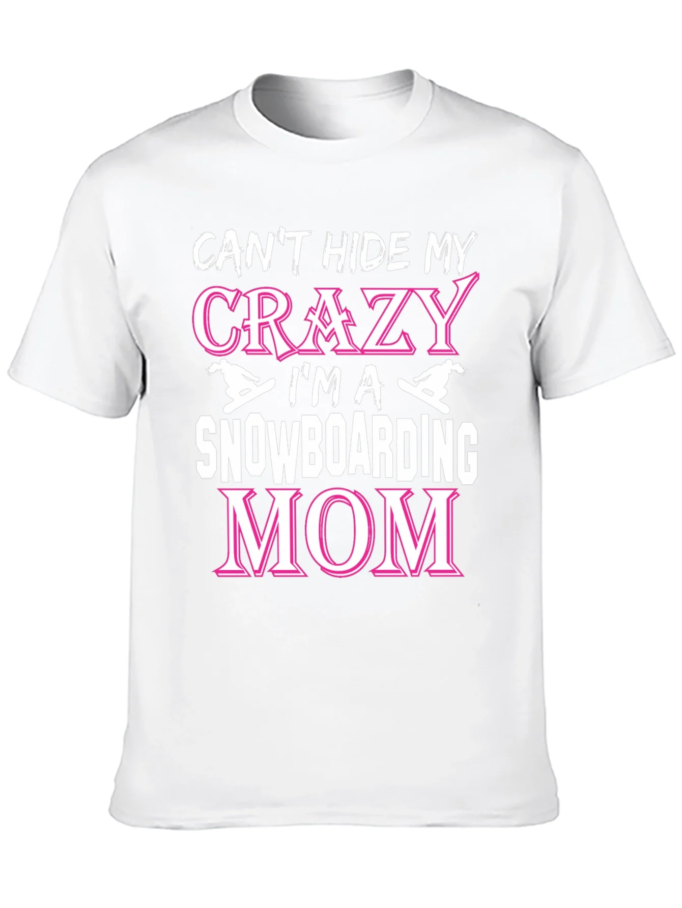 Crazy Snowboarding Mom Graphic Tee