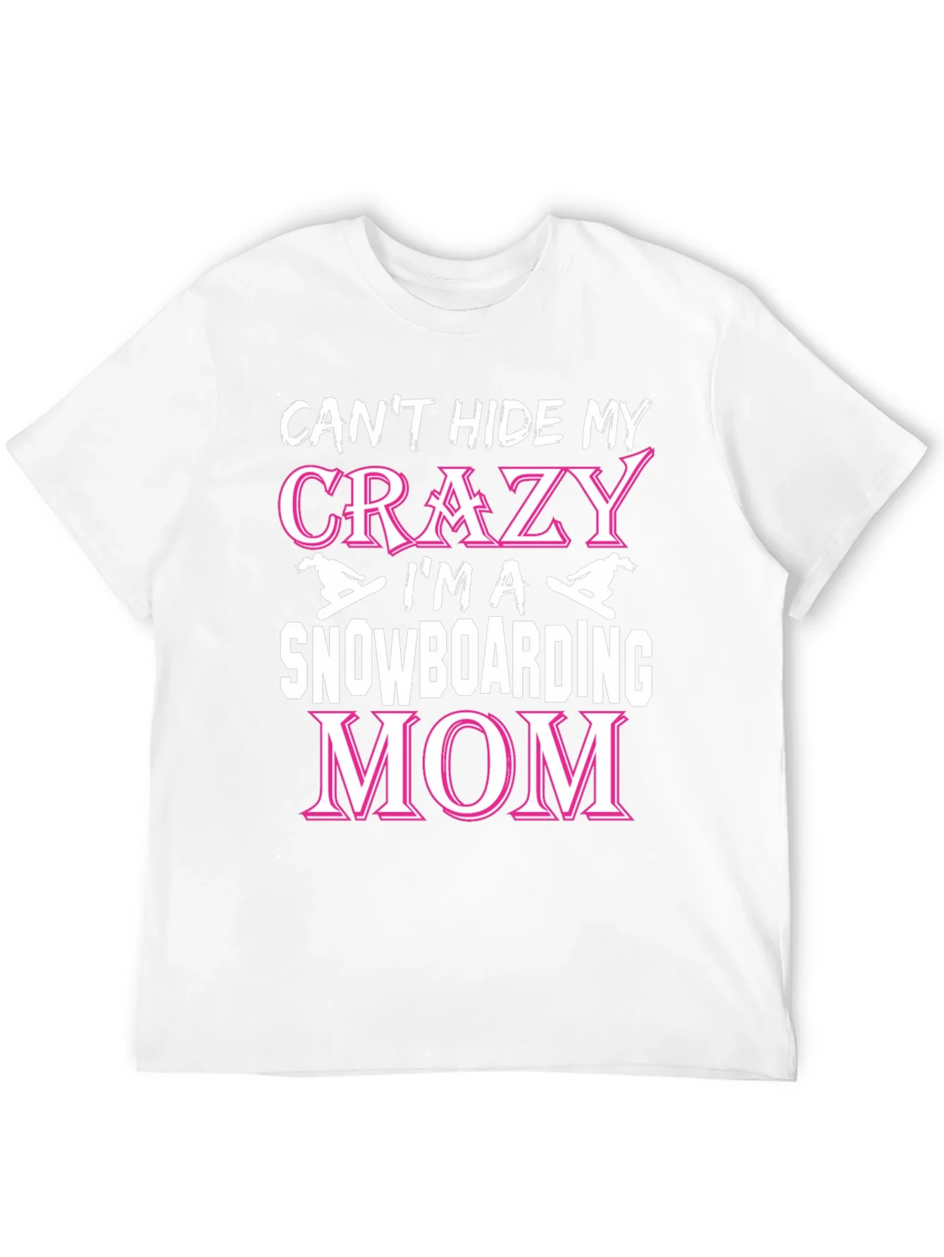 Crazy Snowboarding Mom Graphic Tee