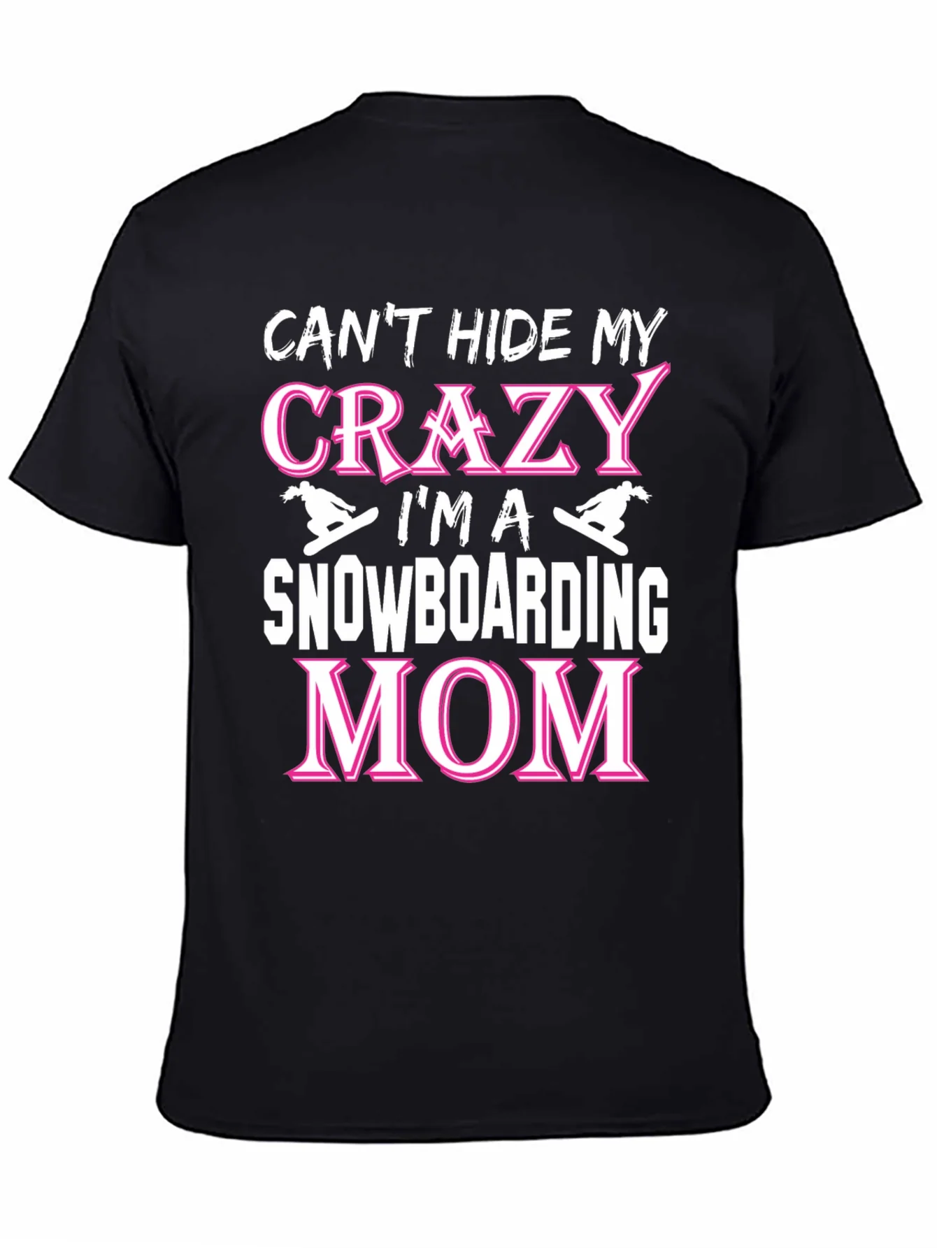 Crazy Snowboarding Mom Graphic Tee