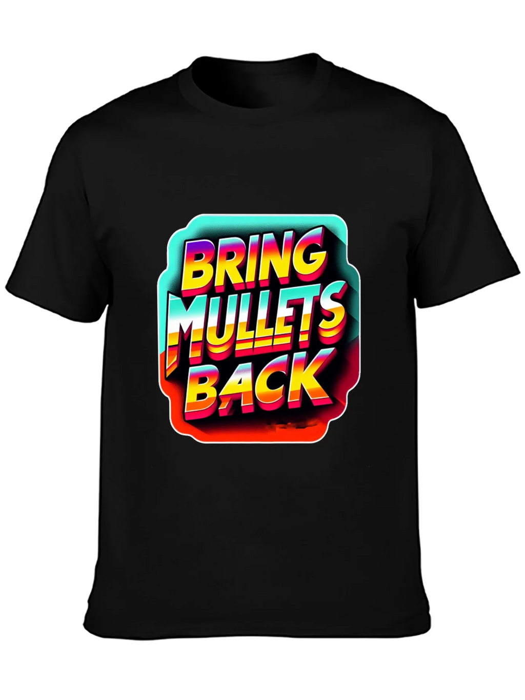 Bring Mullets Back T-Shirt Retro Style Design