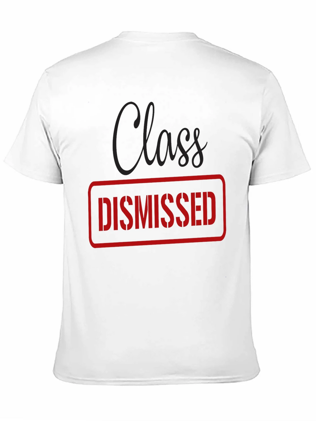 Class Dismissed Graphic Tee - Black Casual T-Shirt