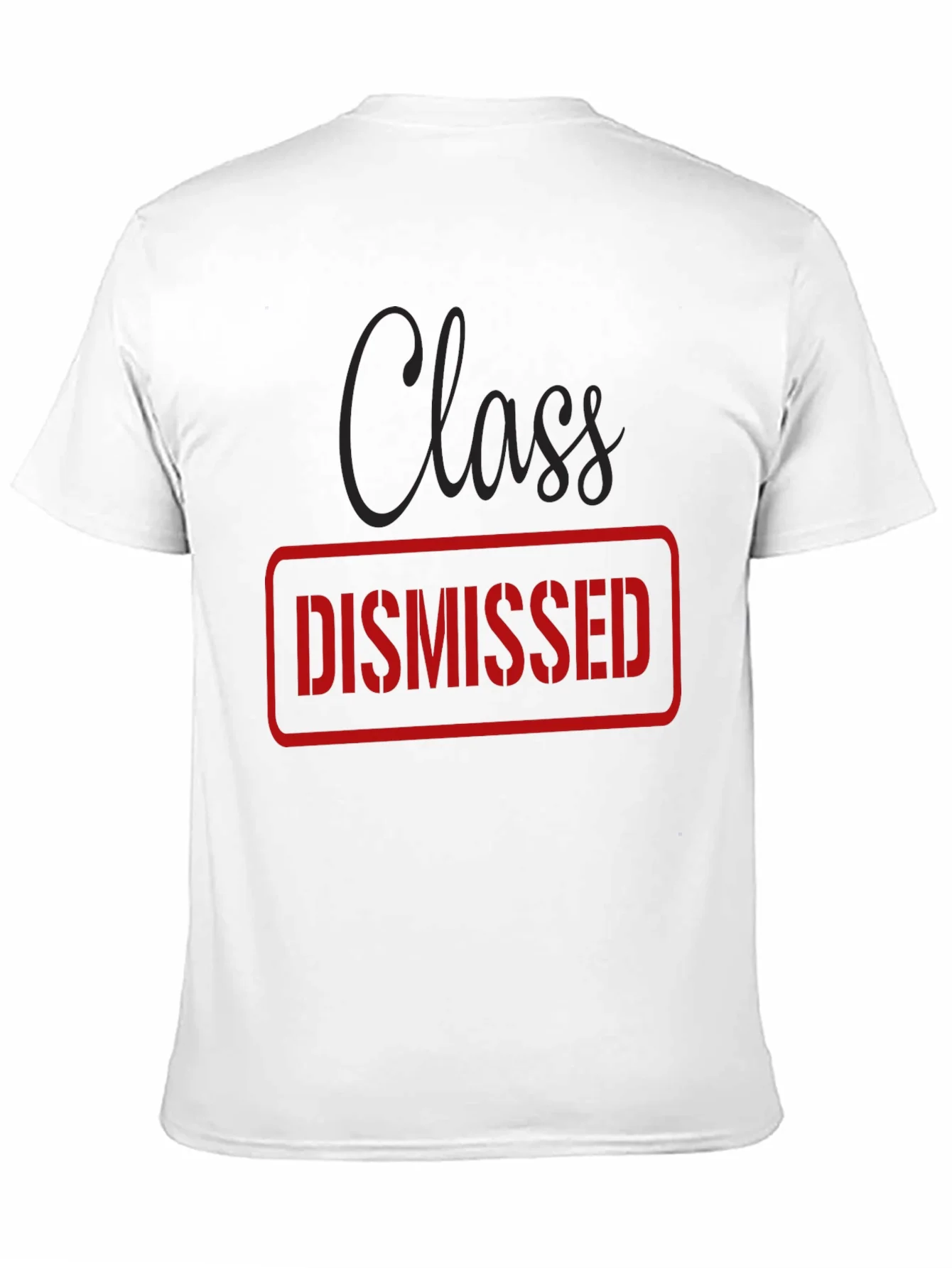 Class Dismissed Graphic Tee - Black Casual T-Shirt