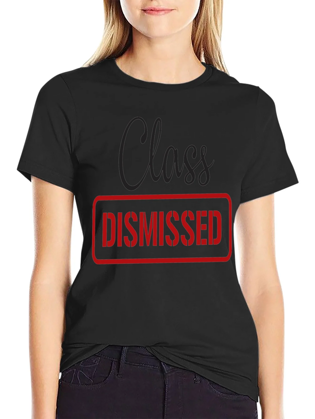 Class Dismissed Graphic Tee - Black Casual T-Shirt