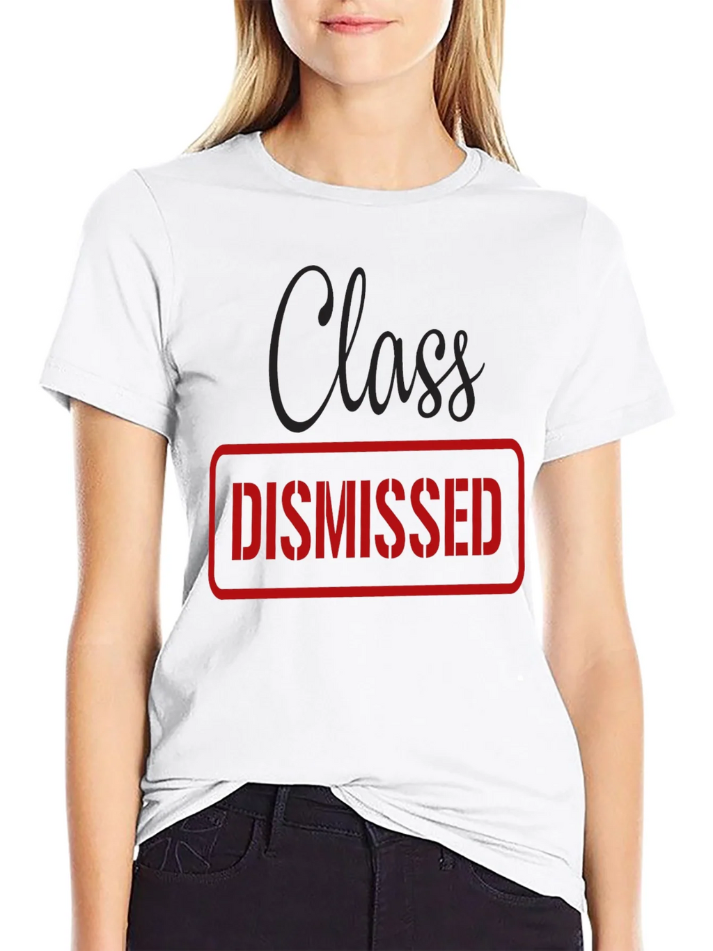 Class Dismissed Graphic Tee - Black Casual T-Shirt
