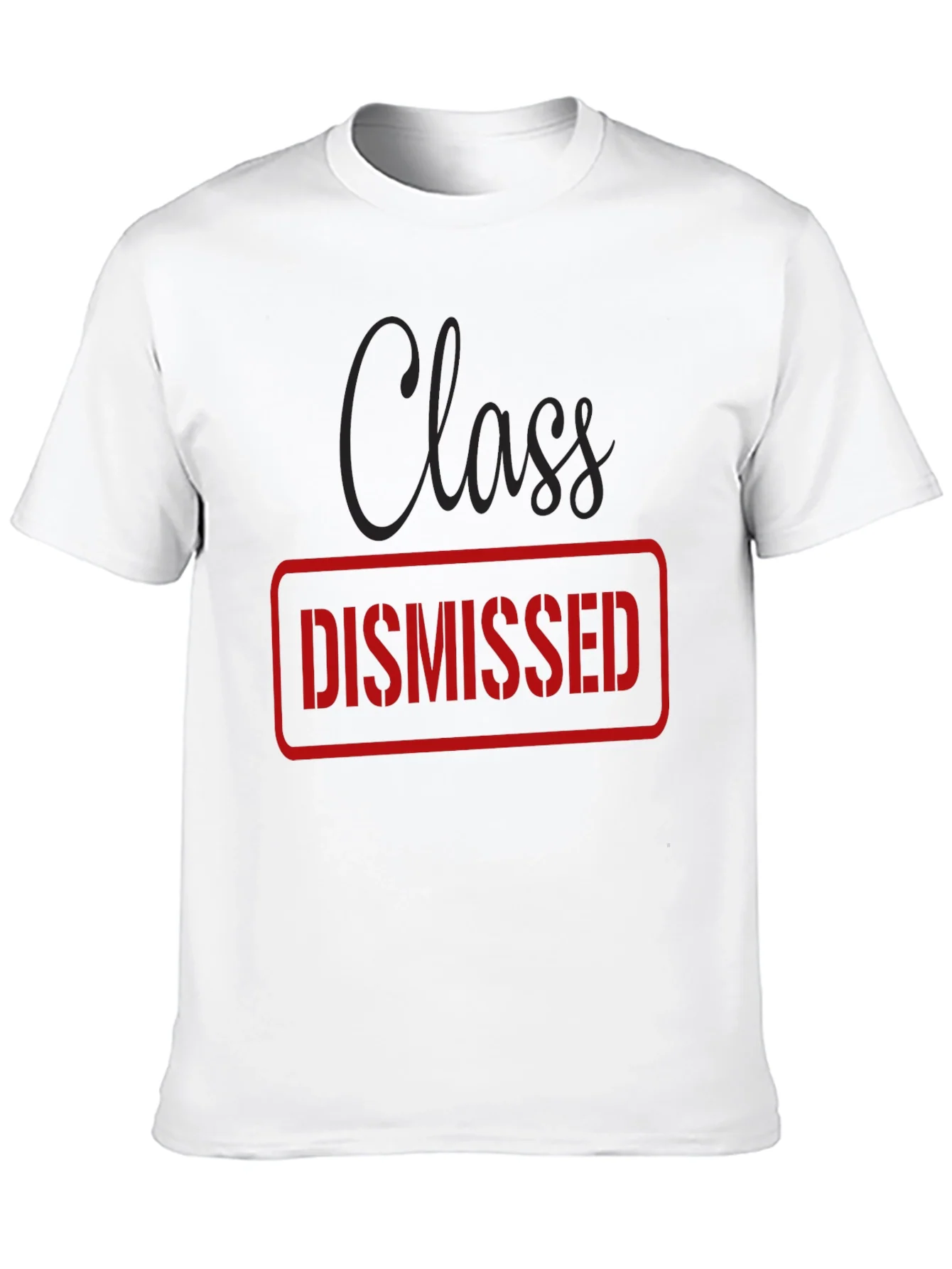 Class Dismissed Graphic Tee - Black Casual T-Shirt