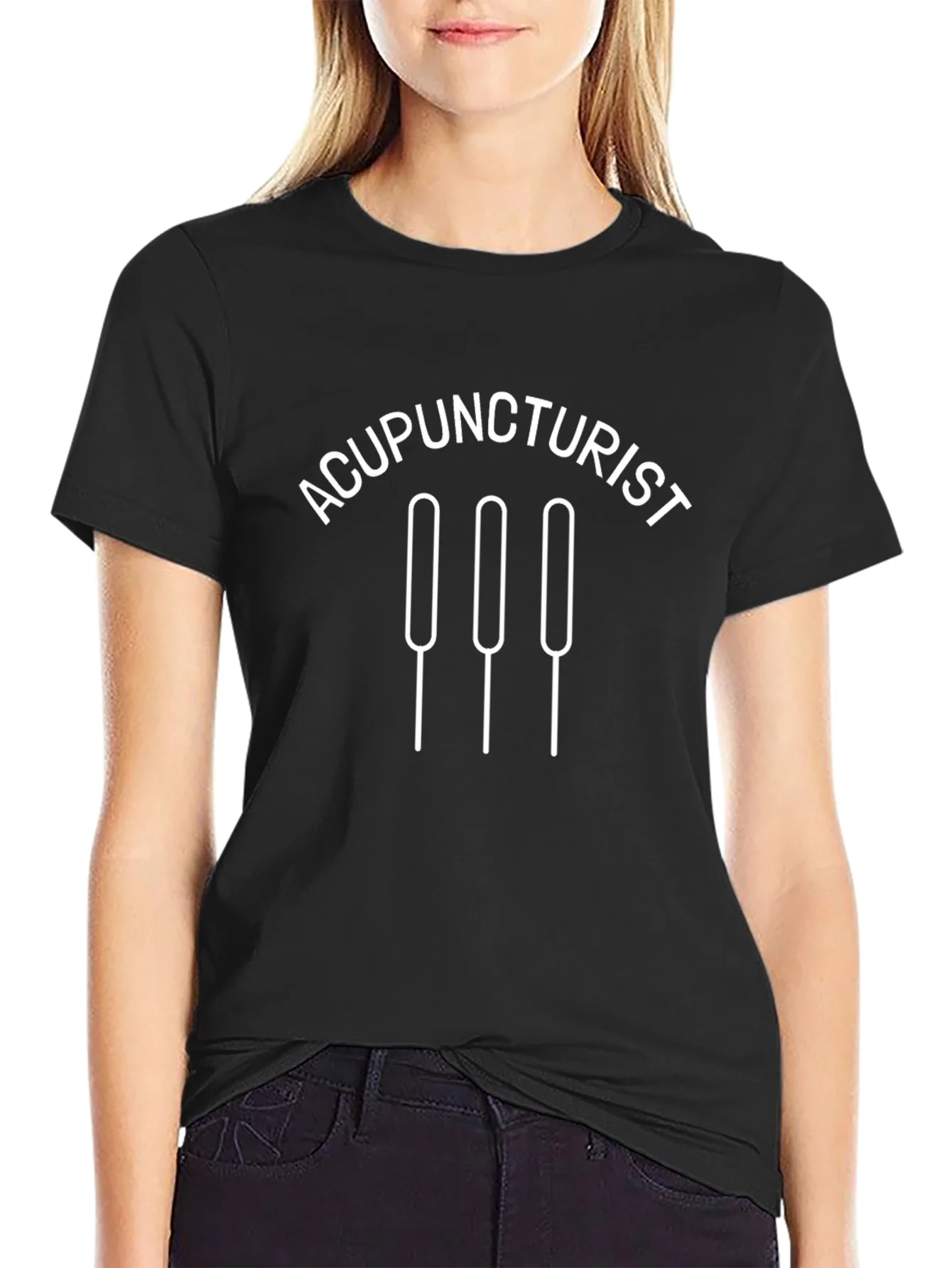 Acupuncturist Graphic T-Shirt - Black