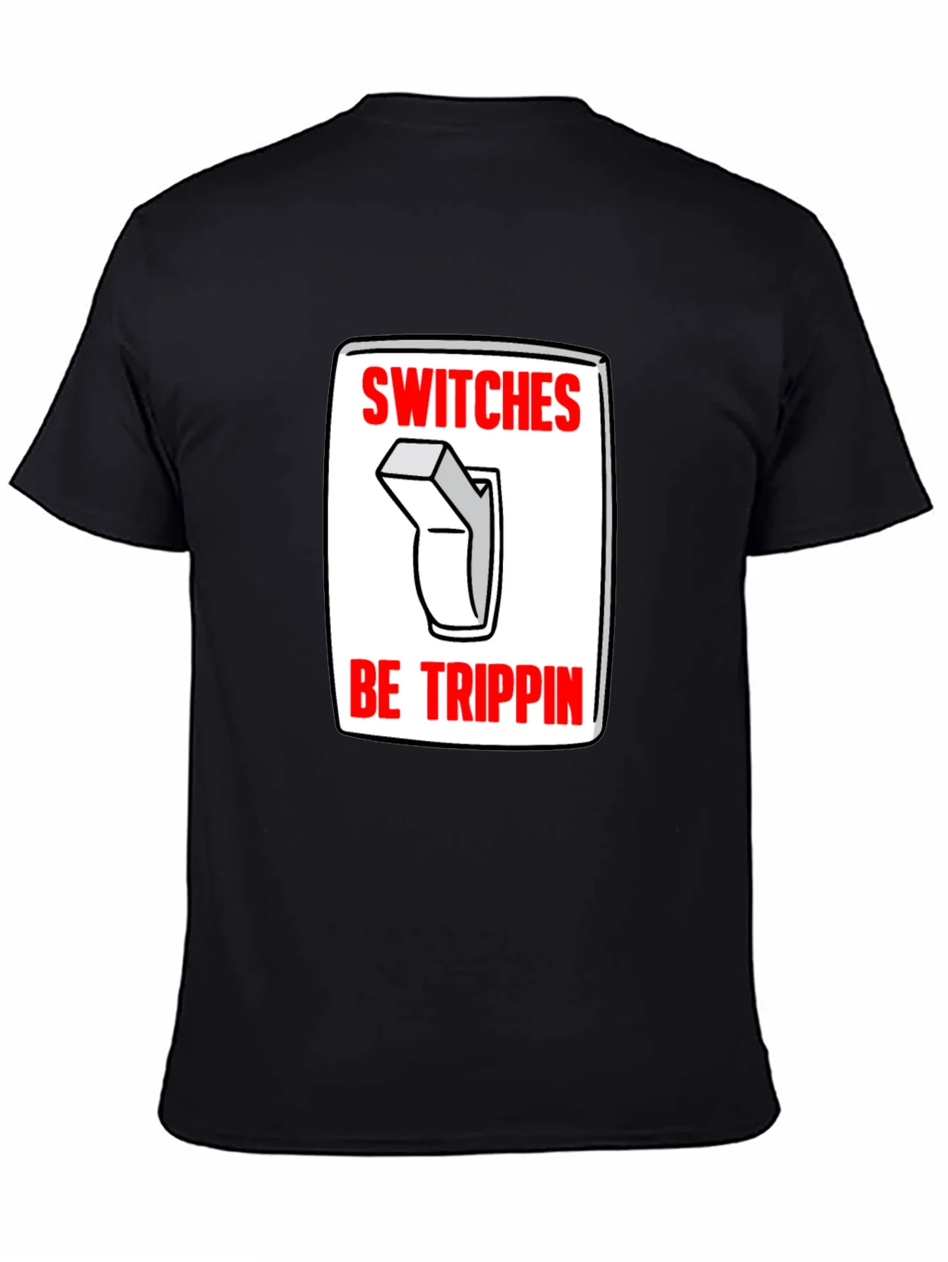 Switches Be Trippin Graphic Tee - Black
