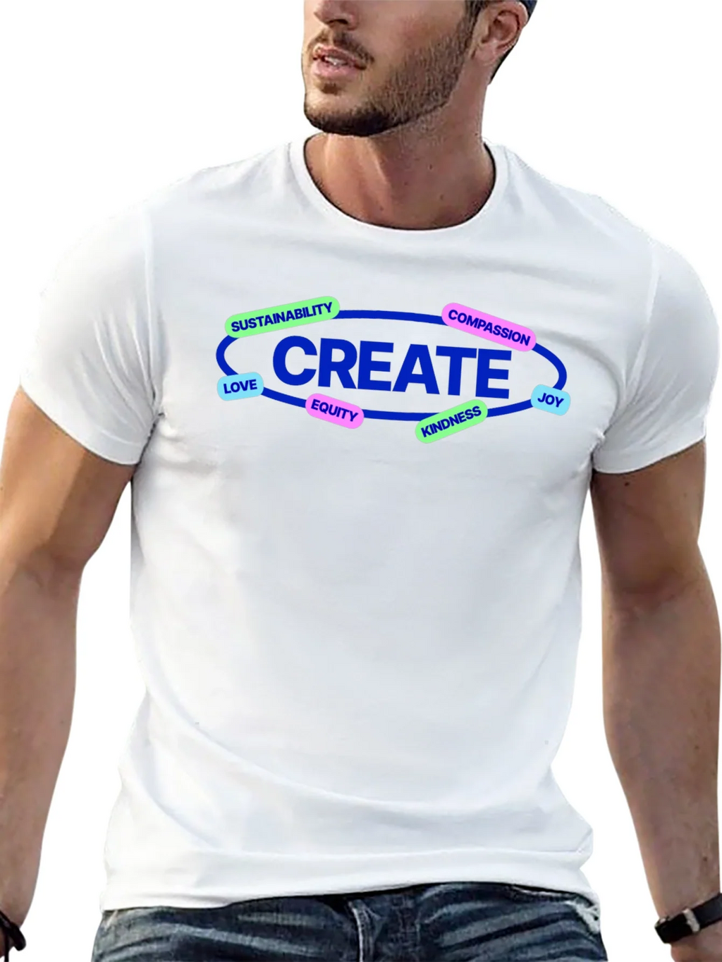 Create Compassion T-Shirt - Black