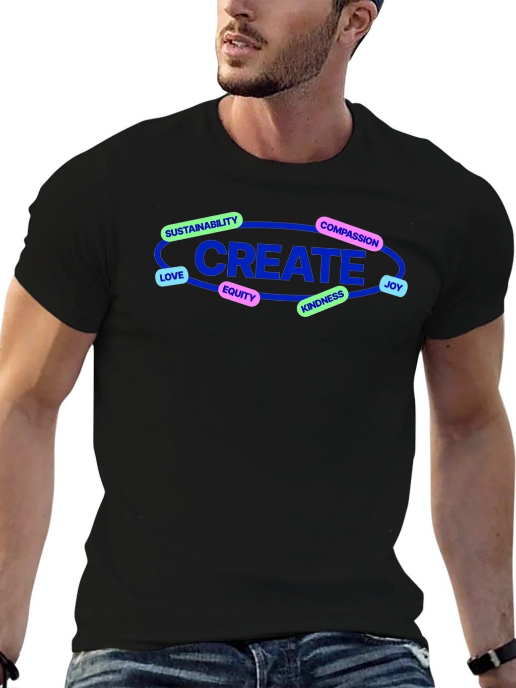 Create Compassion T-Shirt - Black