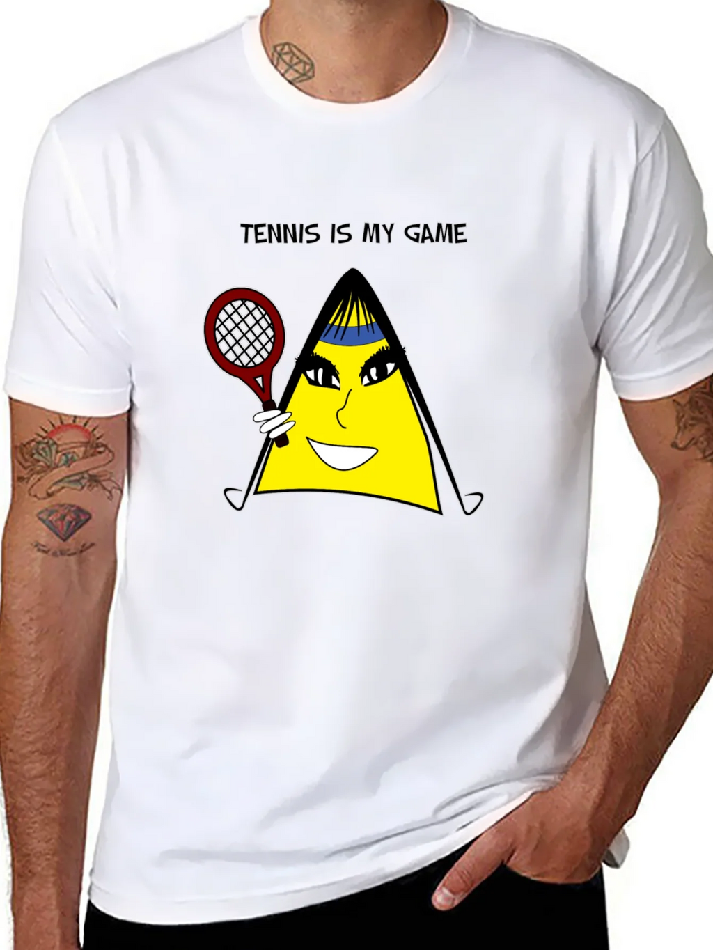 Tennis Is My Game Tee - Funny Graphic T-Shirt