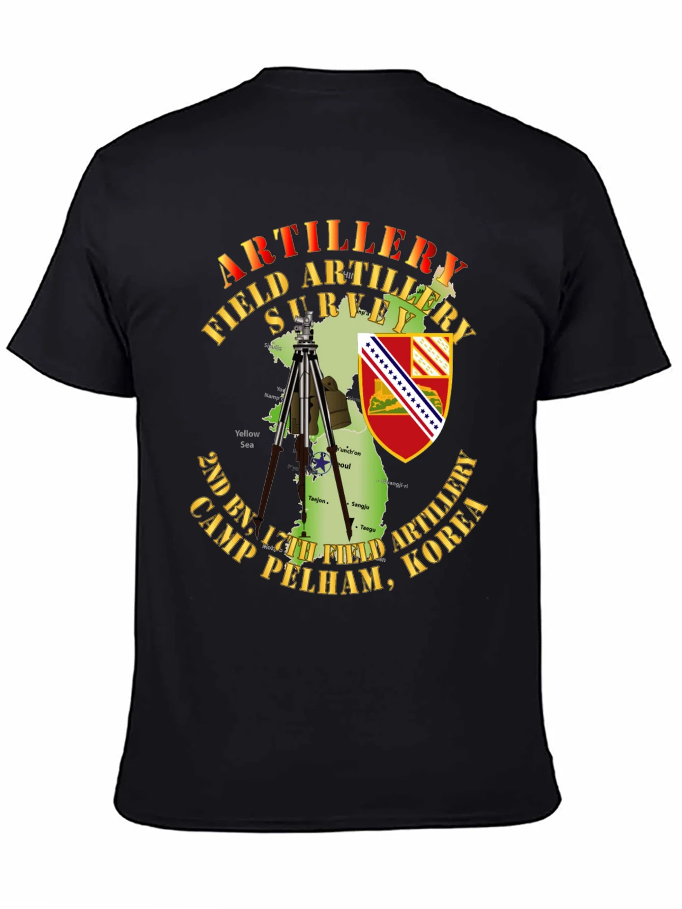 Artillery Field Survey T-Shirt - Camp Pelham Korea