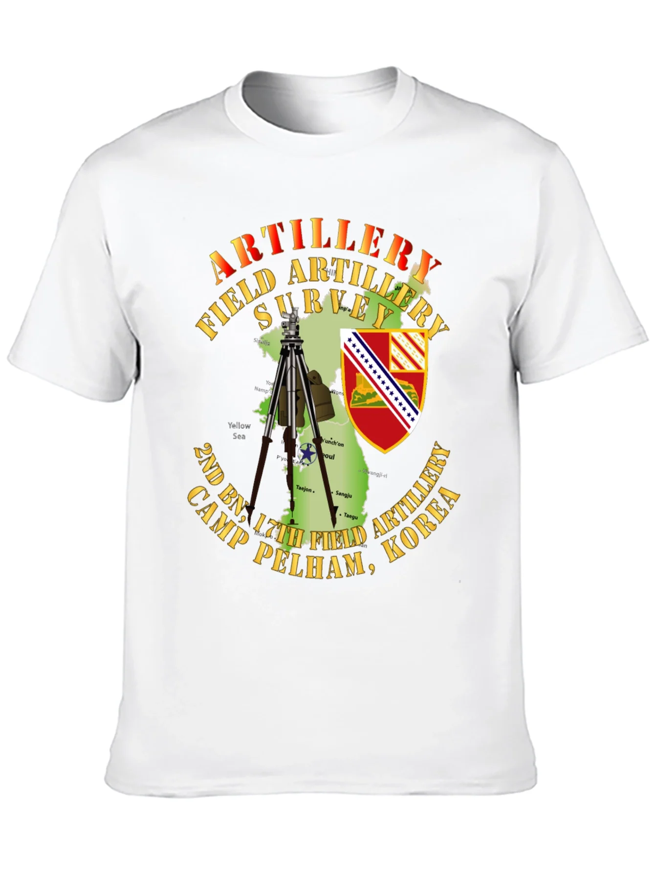 Artillery Field Survey T-Shirt - Camp Pelham Korea
